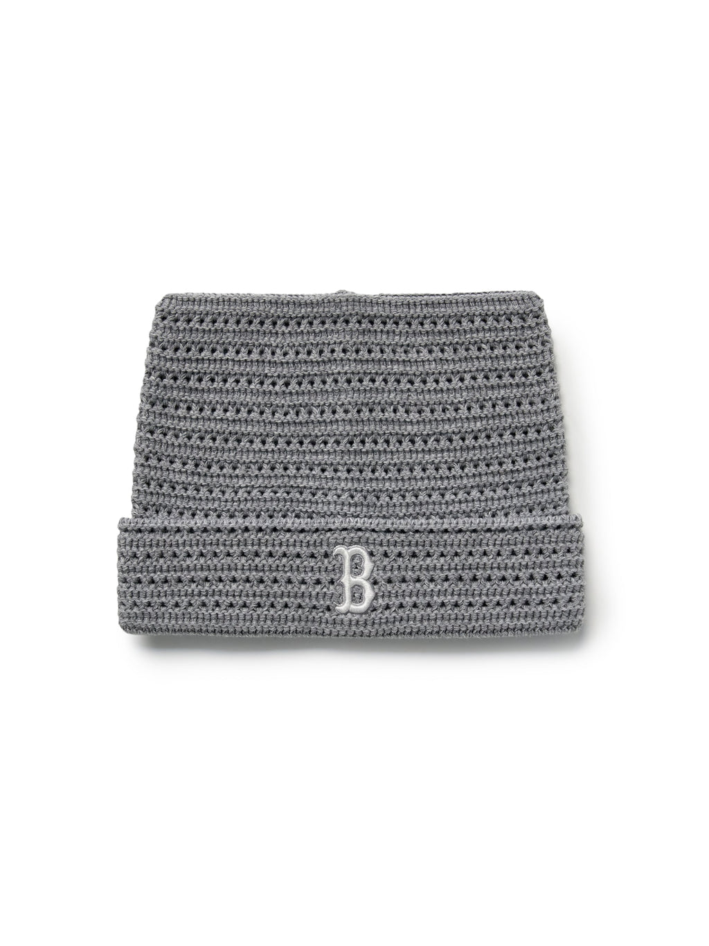 MLB Korea - MLB Summer Crochet Meow Beanie Boston Red Sox (Gray) product image 3 | TRAB K-Fashion Australia