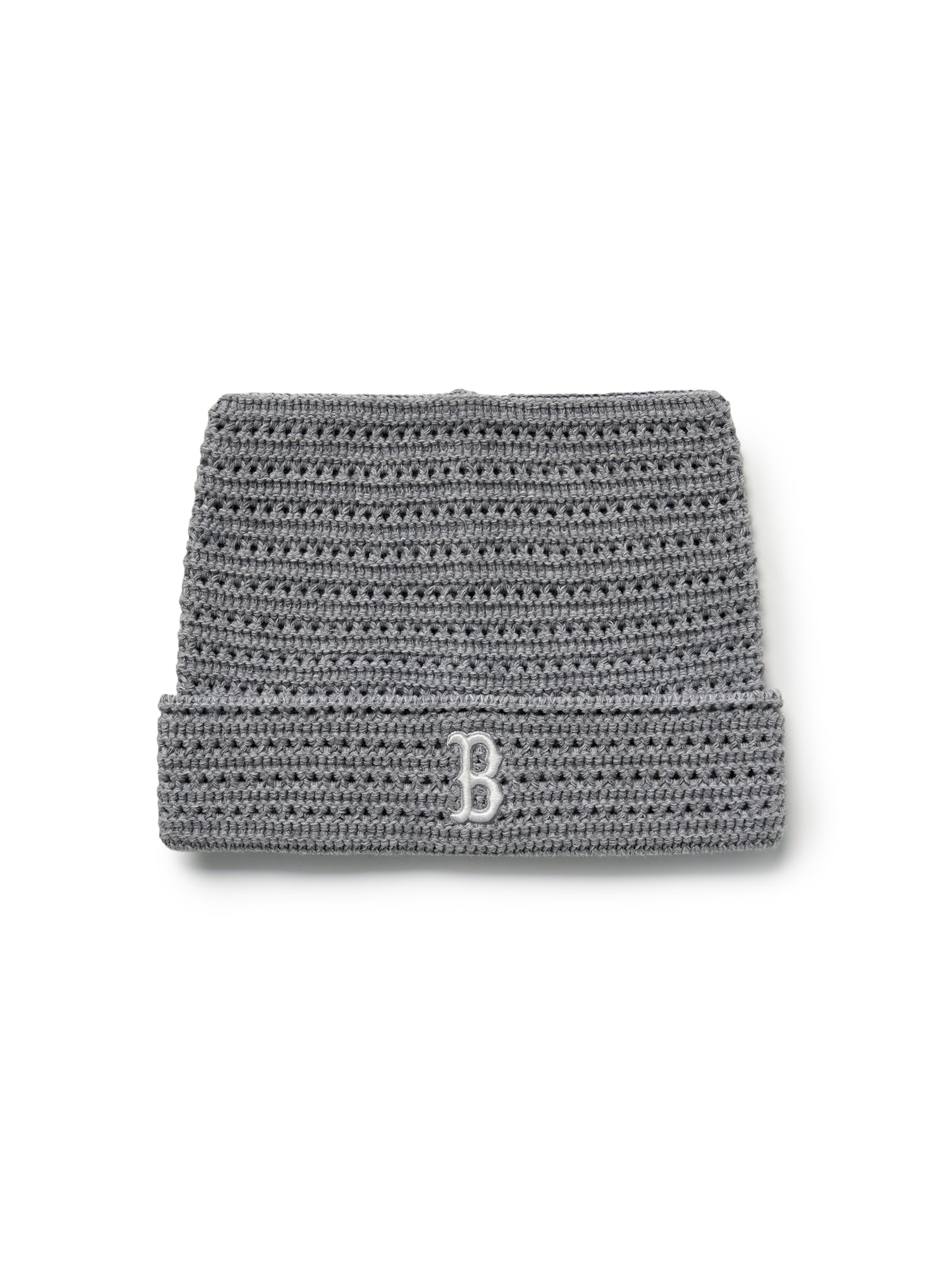 MLB Korea - MLB Summer Crochet Meow Beanie Boston Red Sox (Gray) product image 3 | TRAB K-Fashion Australia