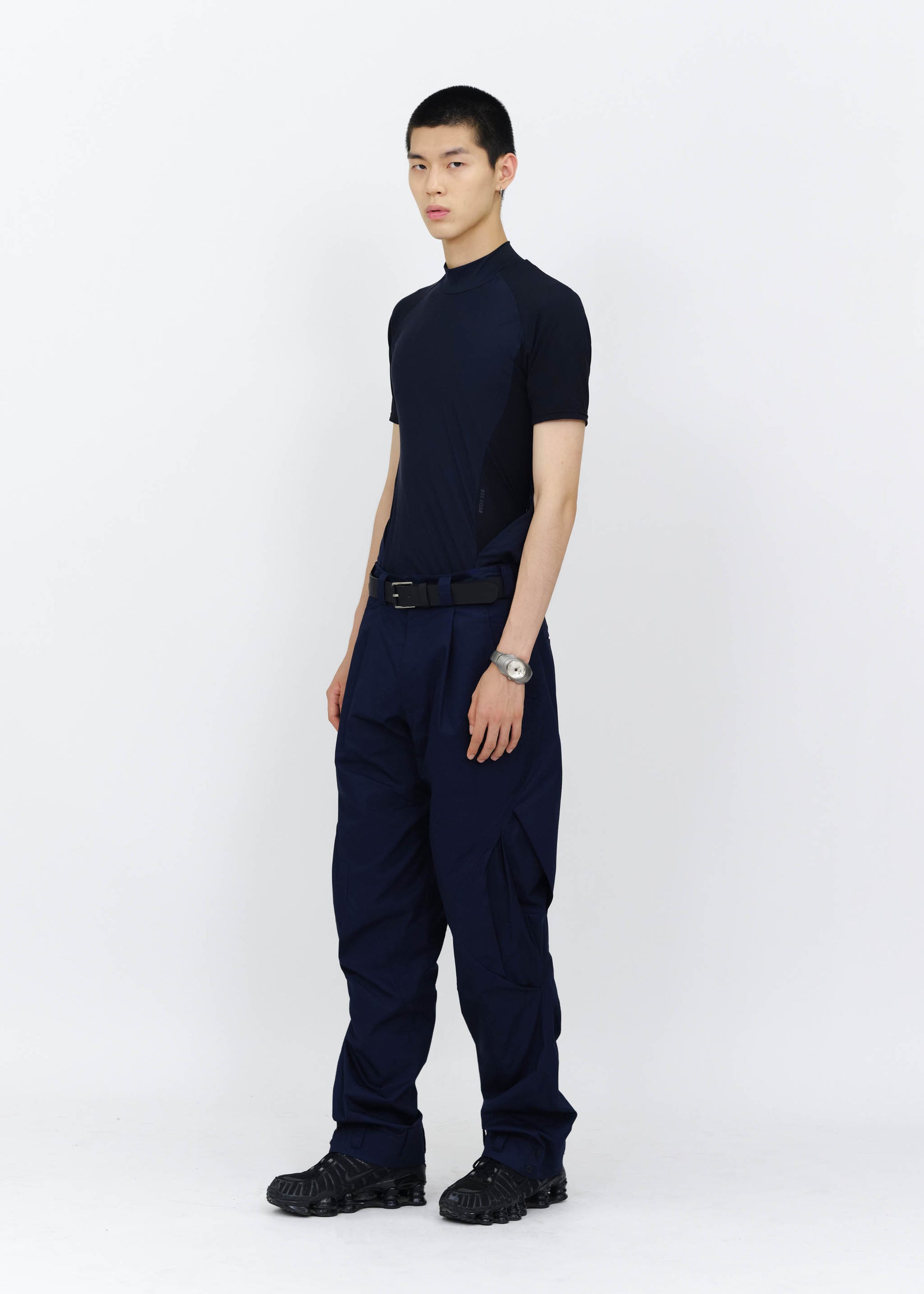 Hyein Seo - Pocket T-Shirt (Navy) product image 4 | TRAB K-Fashion Australia