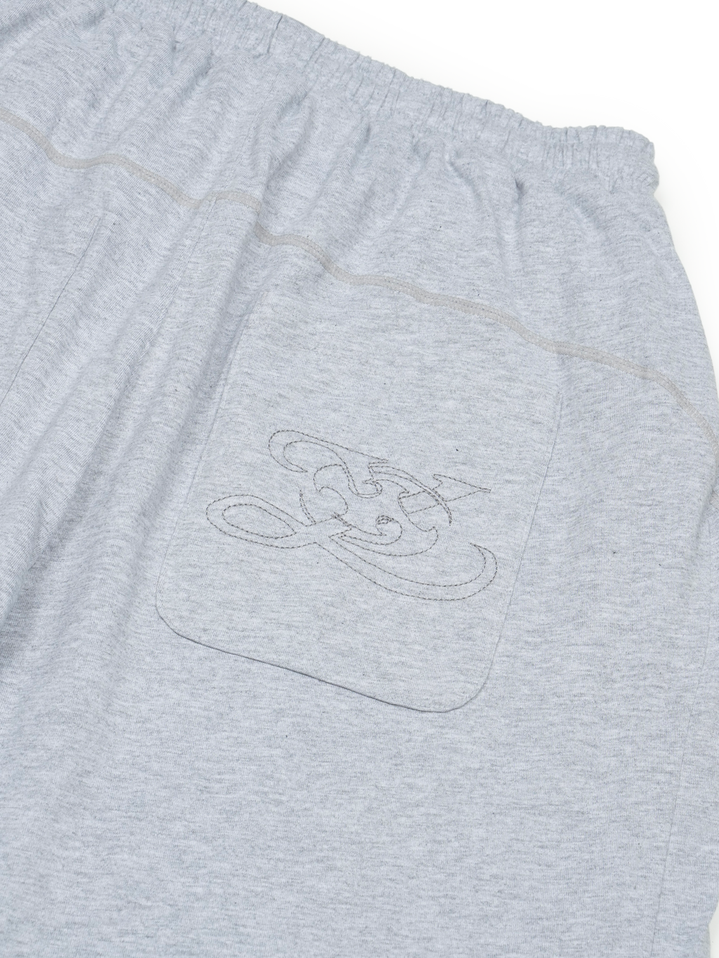 San San Gear - San San X Yuminha Sweatshorts (Melange Grey) product image 5 | TRAB K-Fashion Australia