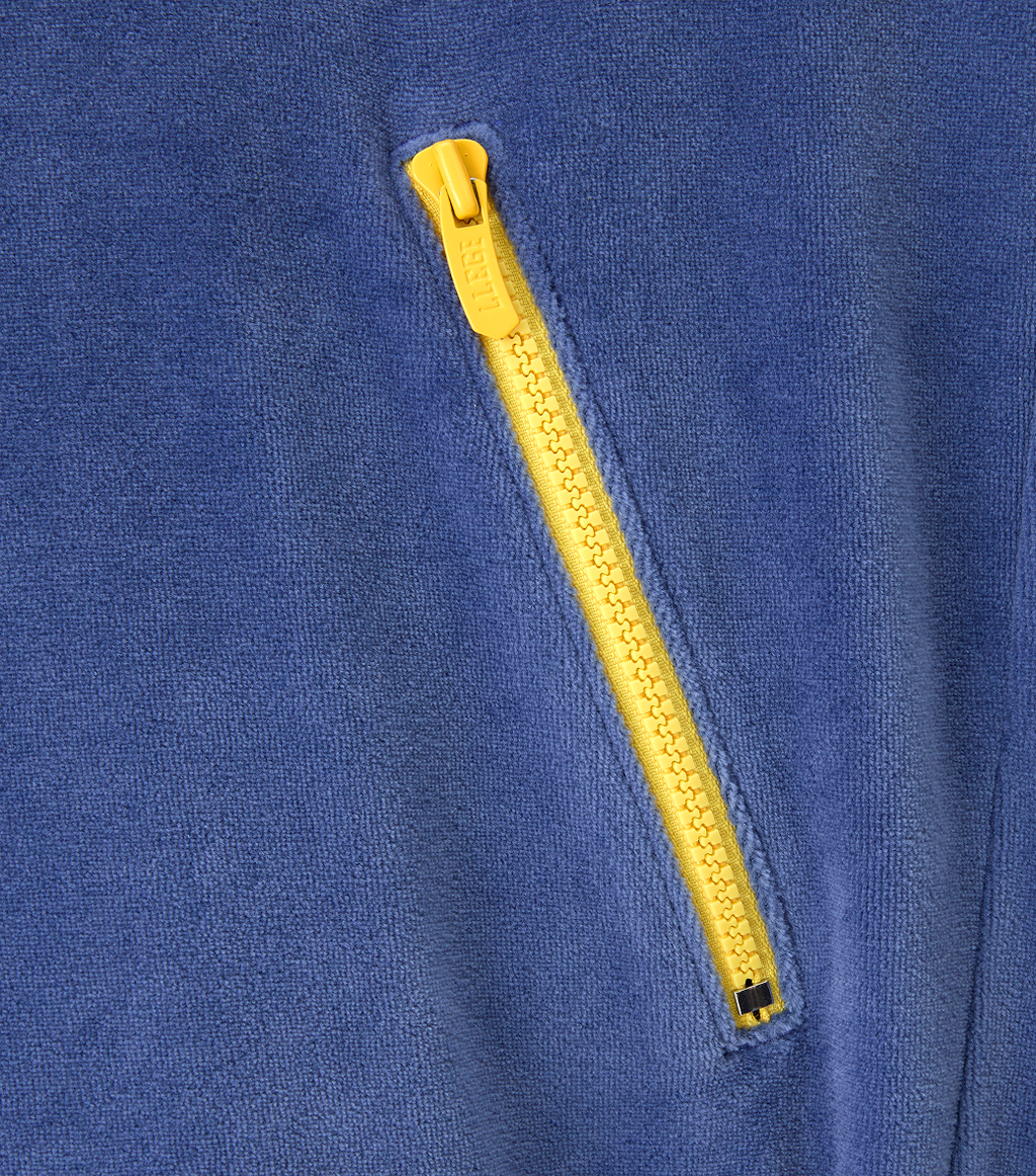 Llege - Velour Half-Zip Pullover (Vintage Blue) product image 4 | TRAB K-Fashion Australia