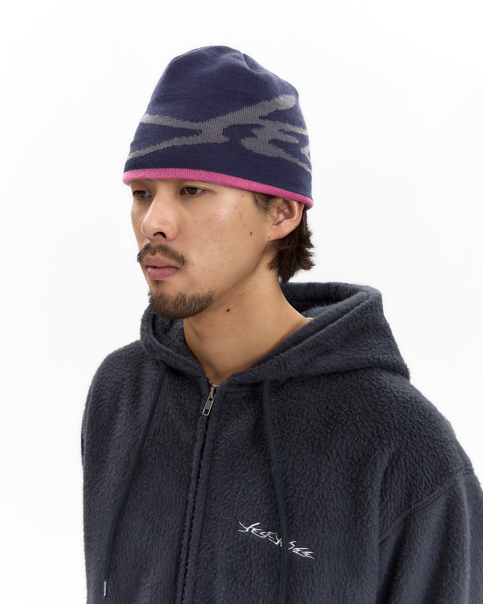 yeseyesee - Drift Beanie (Navy) product image 5 | TRAB K-Fashion Australia