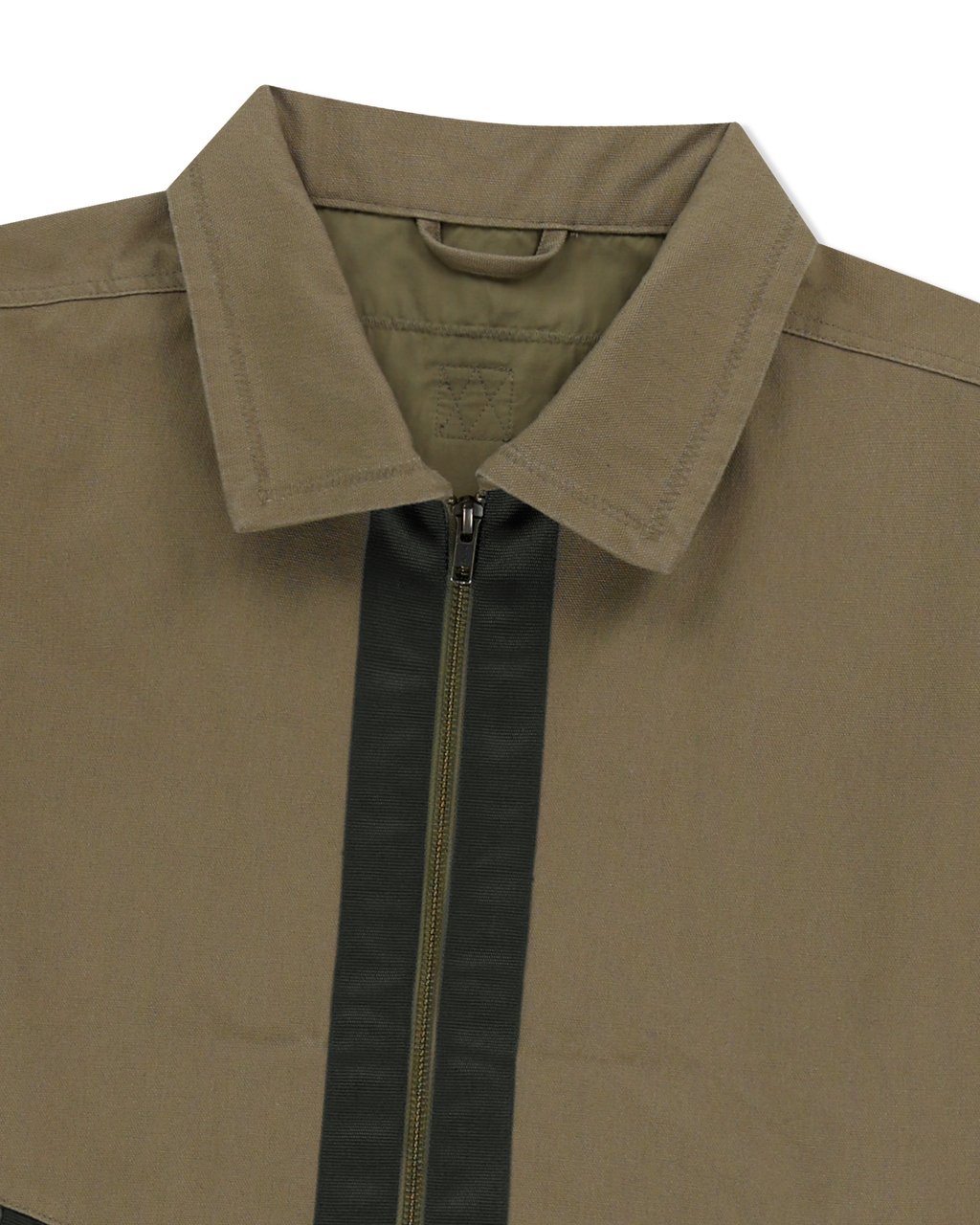 yeseyesee - Tape Detail Canvas Jacket (Khaki) product image 5 | TRAB K-Fashion Australia