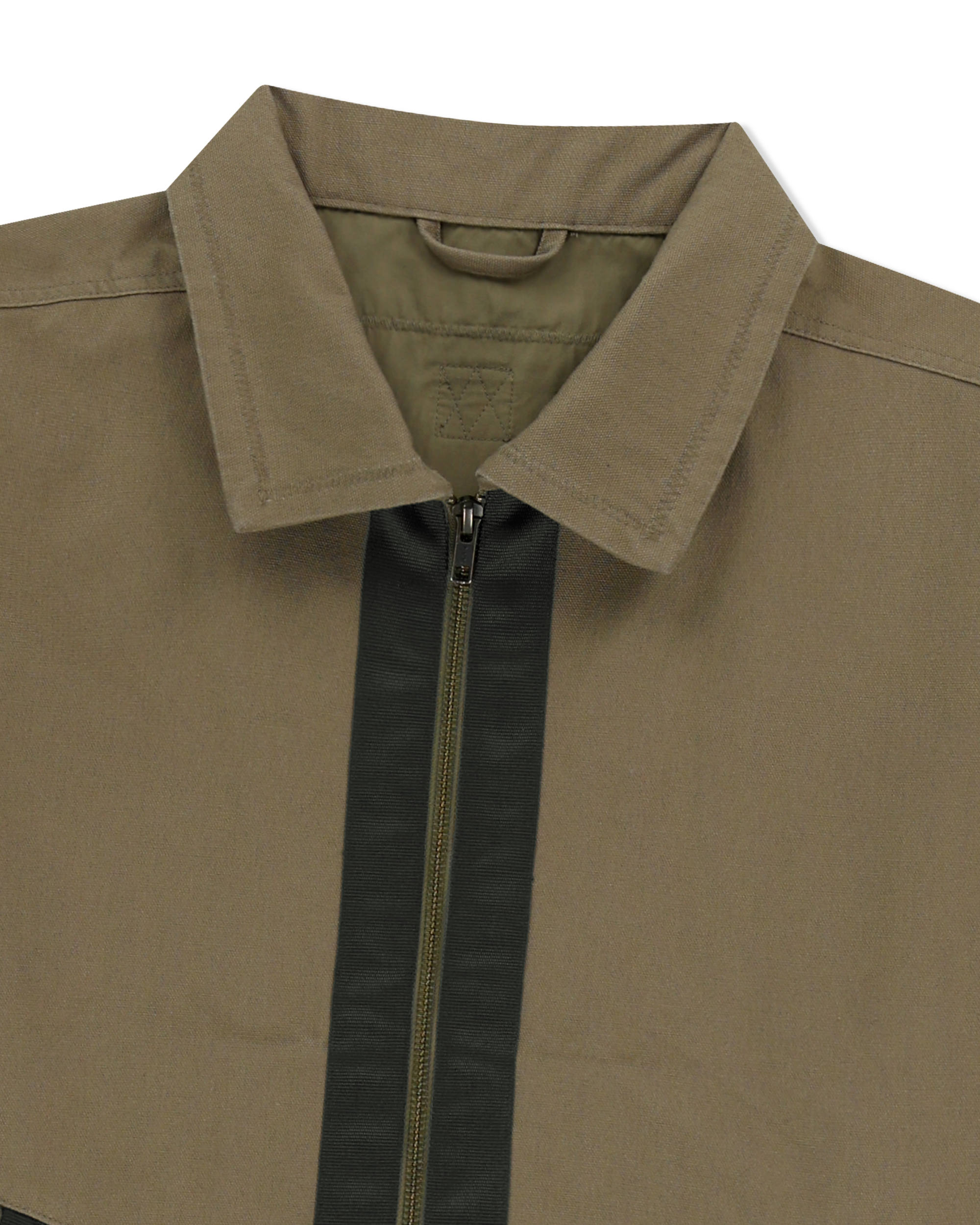 yeseyesee - Tape Detail Canvas Jacket (Khaki) product image 5 | TRAB K-Fashion Australia