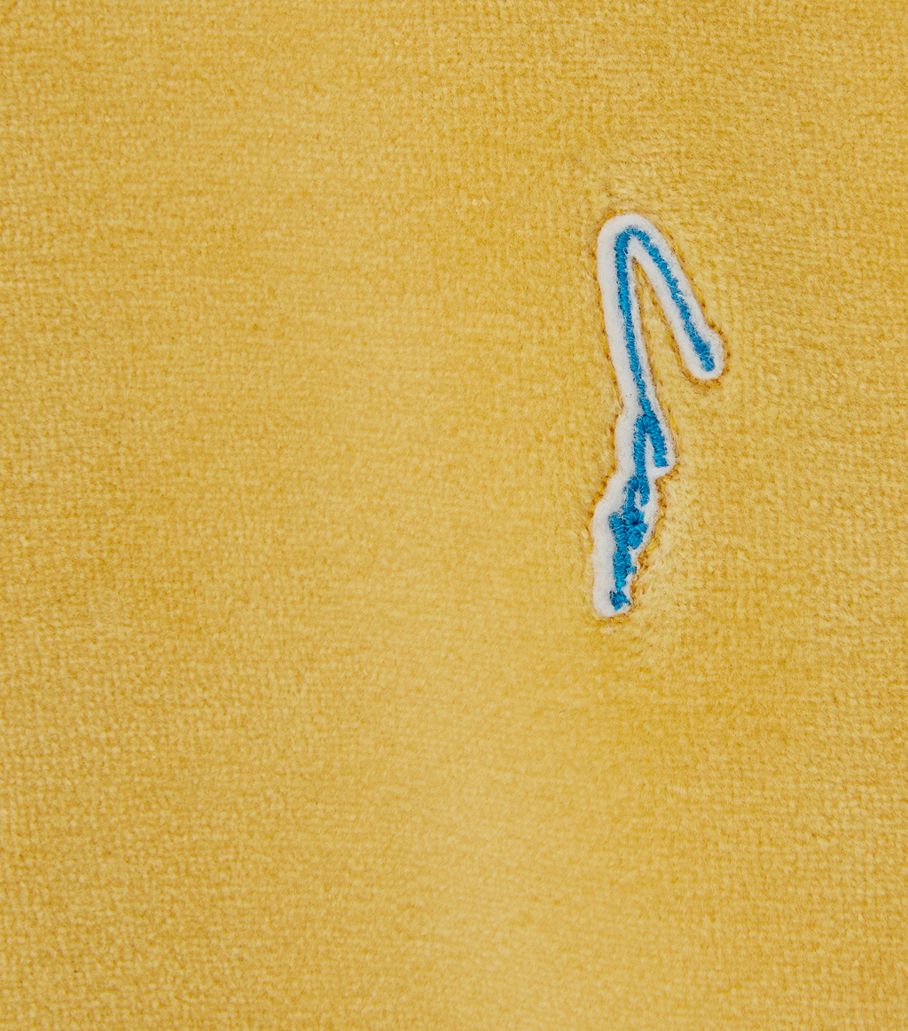 Llege - Velour Oversized Sweatshirt (Yellow) product image 5 | TRAB K-Fashion Australia