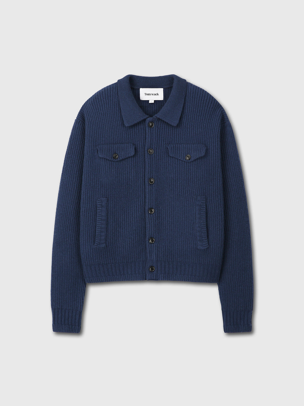 Tonywack - Wool And Cotton Knitted Trucker (Navy Blue) product image 9 | TRAB K-Fashion Australia