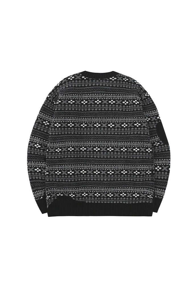 Tonywack - Flow Fair-Isle Sweater (Black) product image 6 | TRAB K-Fashion Australia