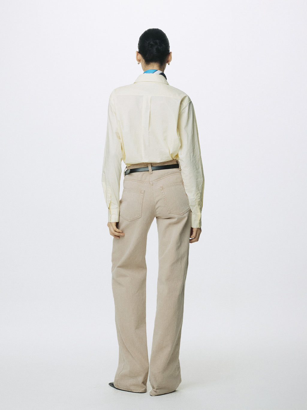 Tonywack - Washed Cotton Straight Pants (Washed Beige) product image 6 | TRAB K-Fashion Australia