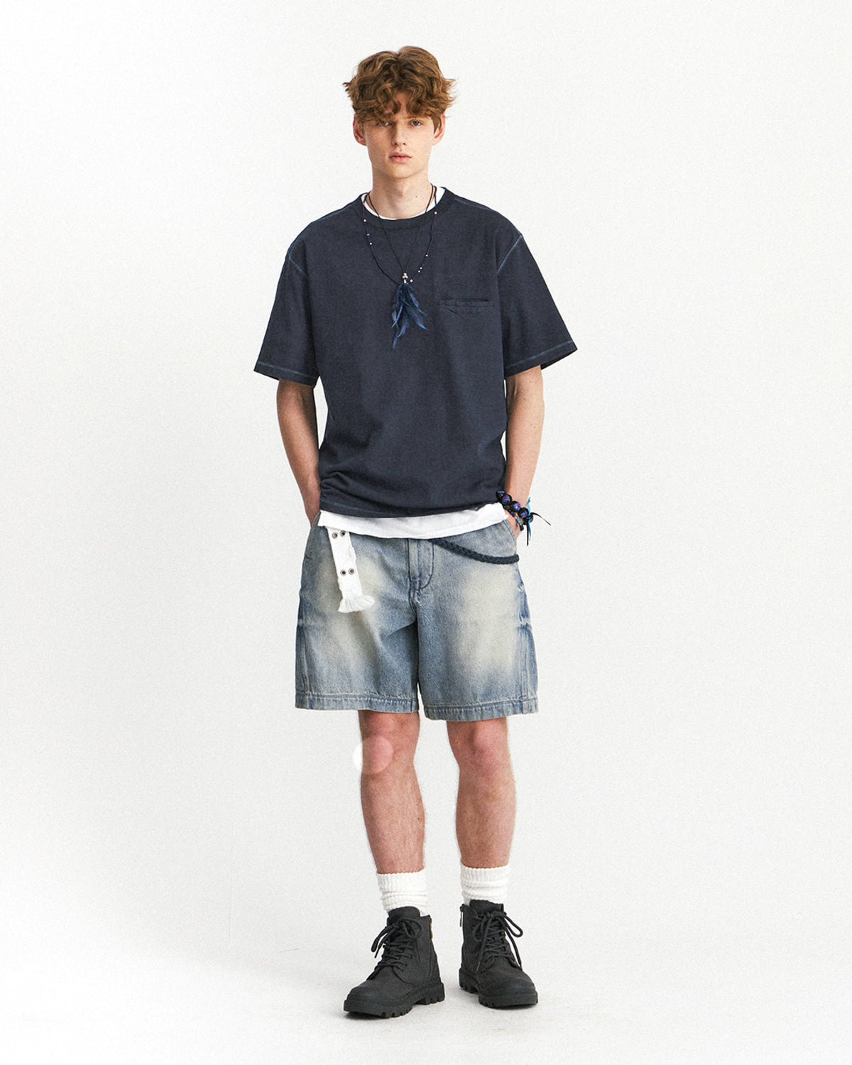 Eastlogue - Cpo T-shirts (Navy) product image 1 | TRAB K-Fashion Australia