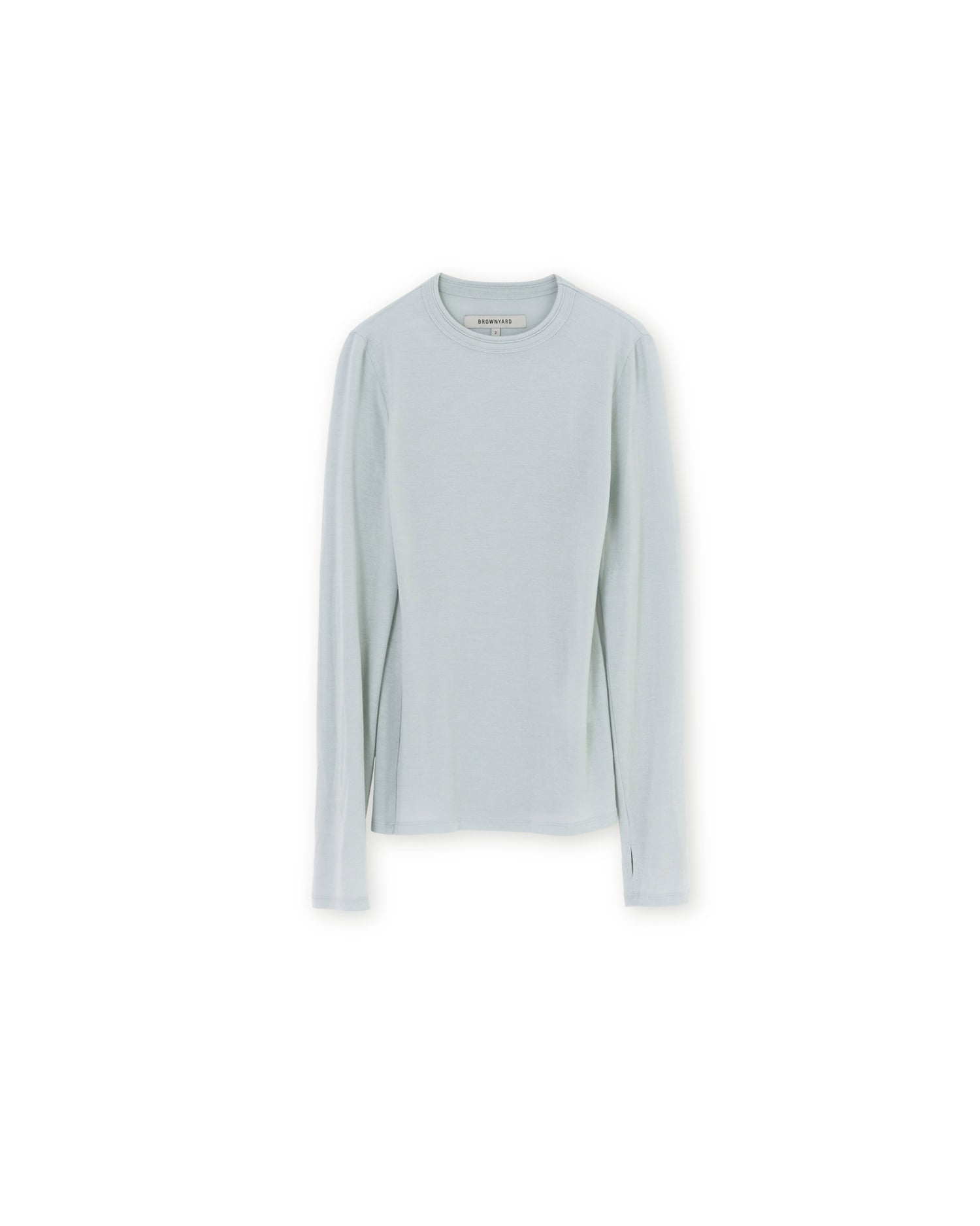 Brownyard - Seethrough Long Sleeve (Blue Grey) product image 5 | TRAB K-Fashion Australia