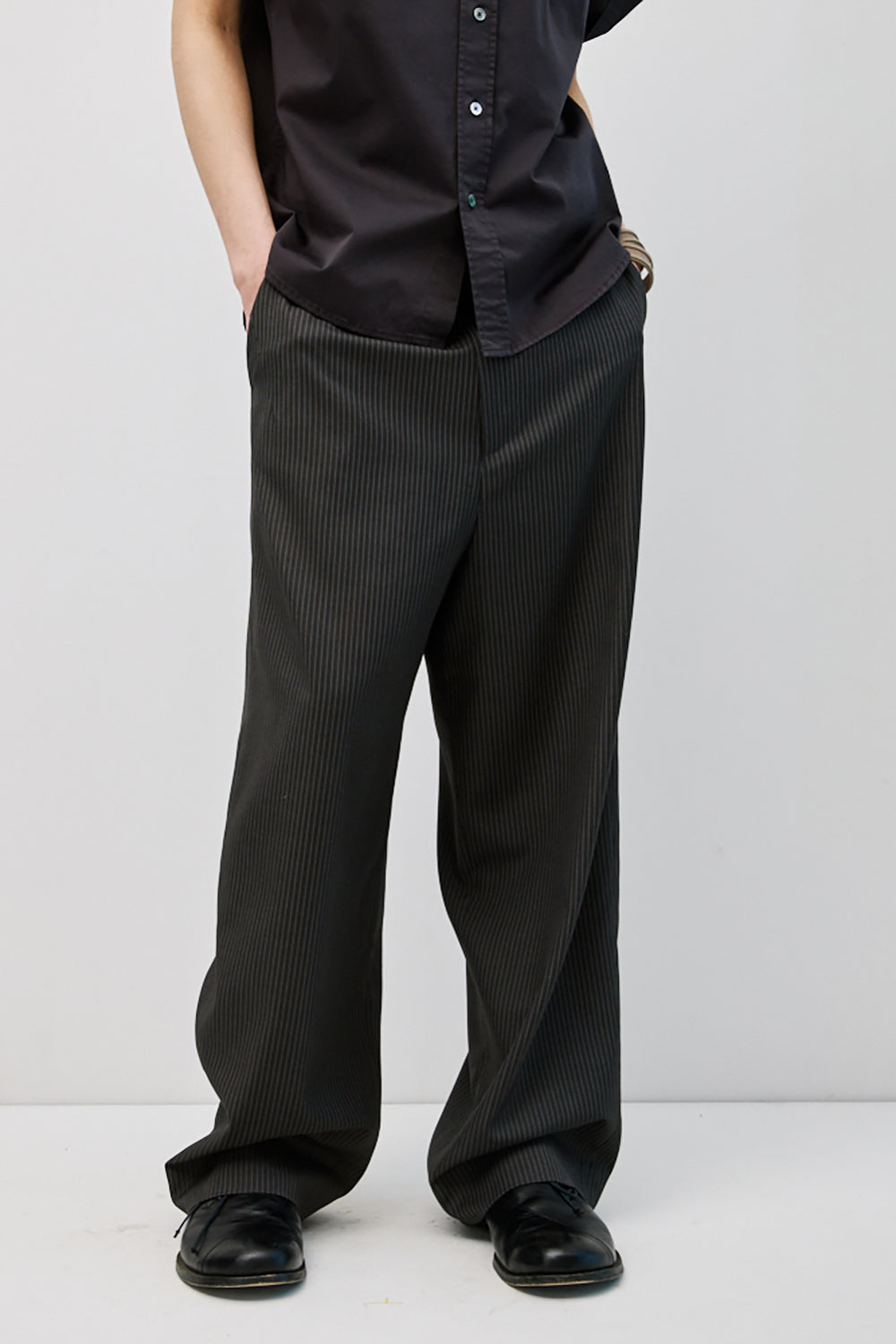 Hatchingroom - Contrast Trousers Stripe (Dark Grey) product image 8 | TRAB K-Fashion Australia