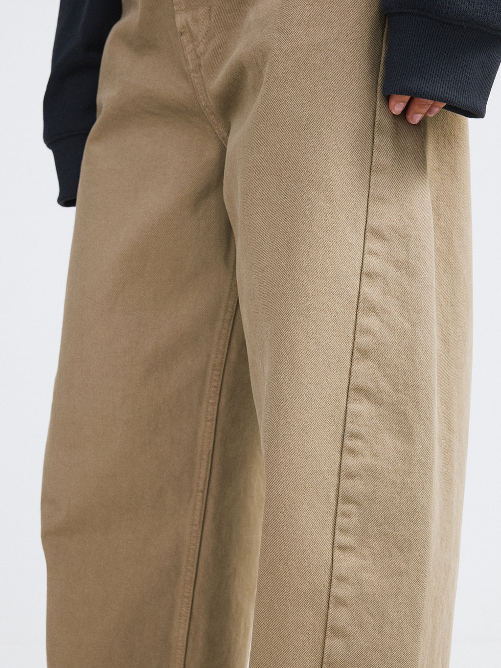 Recto - Washed Curved Denim (Beige Khaki) product image 5 | TRAB K-Fashion Australia