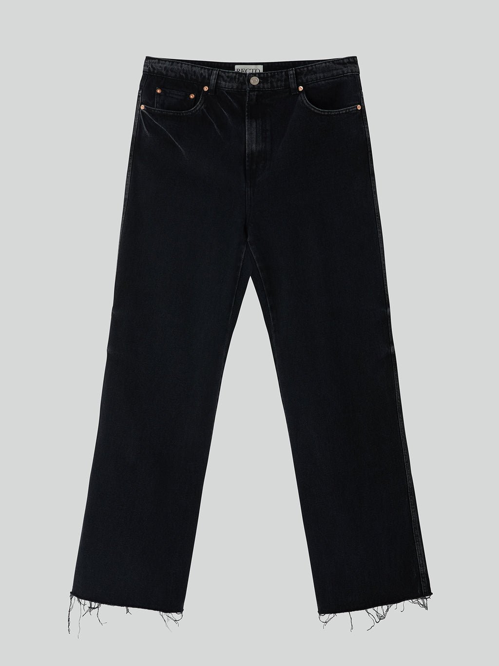 Recto - Theo Washed Denim Pants (Black) product image 7 | TRAB K-Fashion Australia