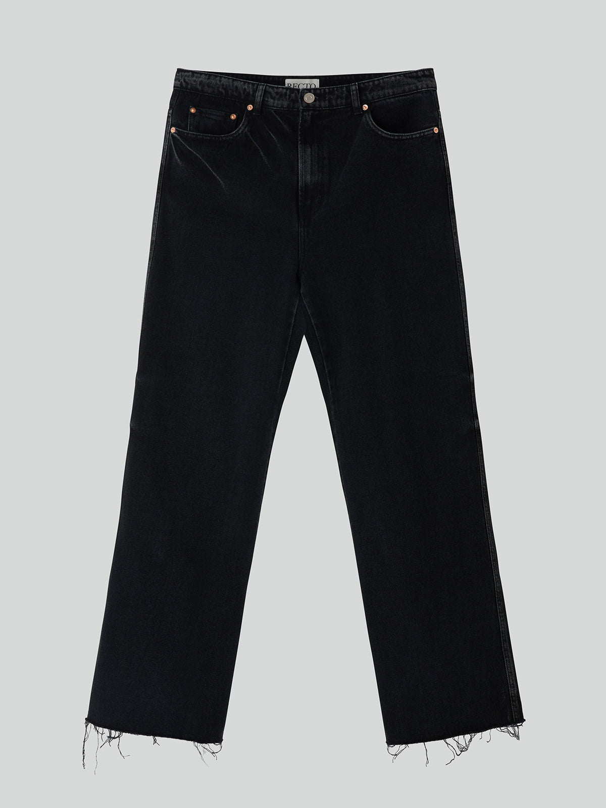 Recto - Theo Washed Denim Pants (Black) product image 7 | TRAB K-Fashion Australia
