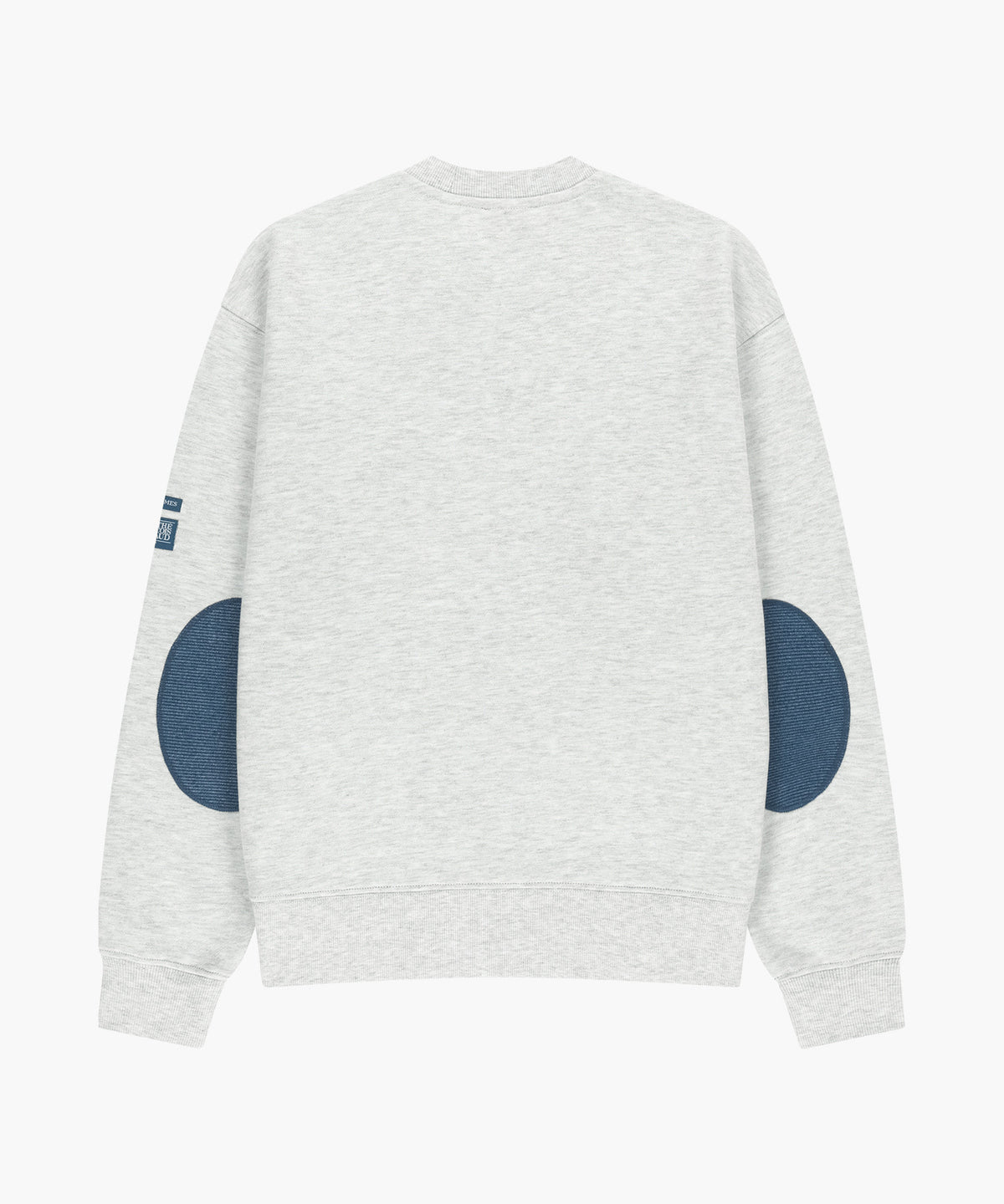 Marithe & Francois Girbaud - Marithe X Saint James Bon Bon Elbow Patch Sweatshirt (Light Heather Gray) product image 5 | TRAB K-Fashion Australia