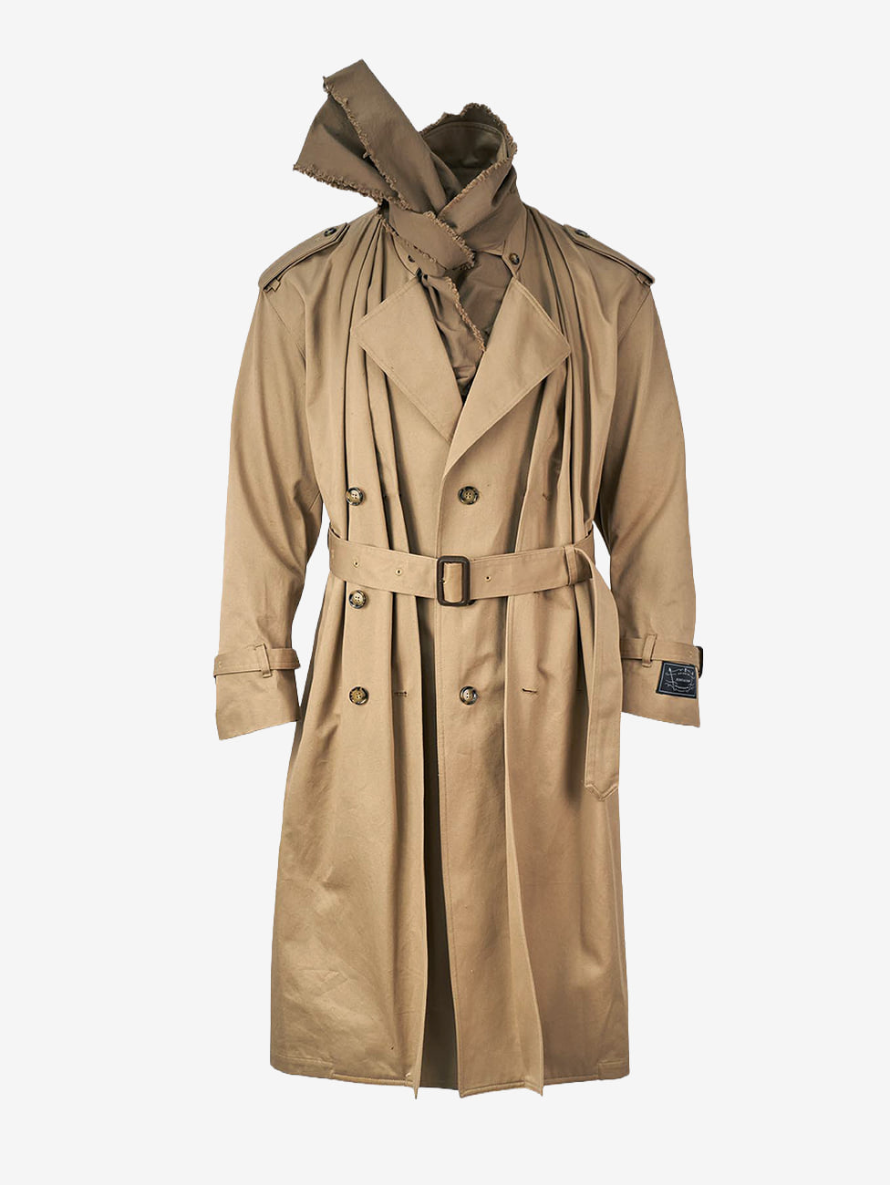 Juntae Kim - Layered Scarf Trench Coat (OC2) product image 1 | TRAB K-Fashion Australia