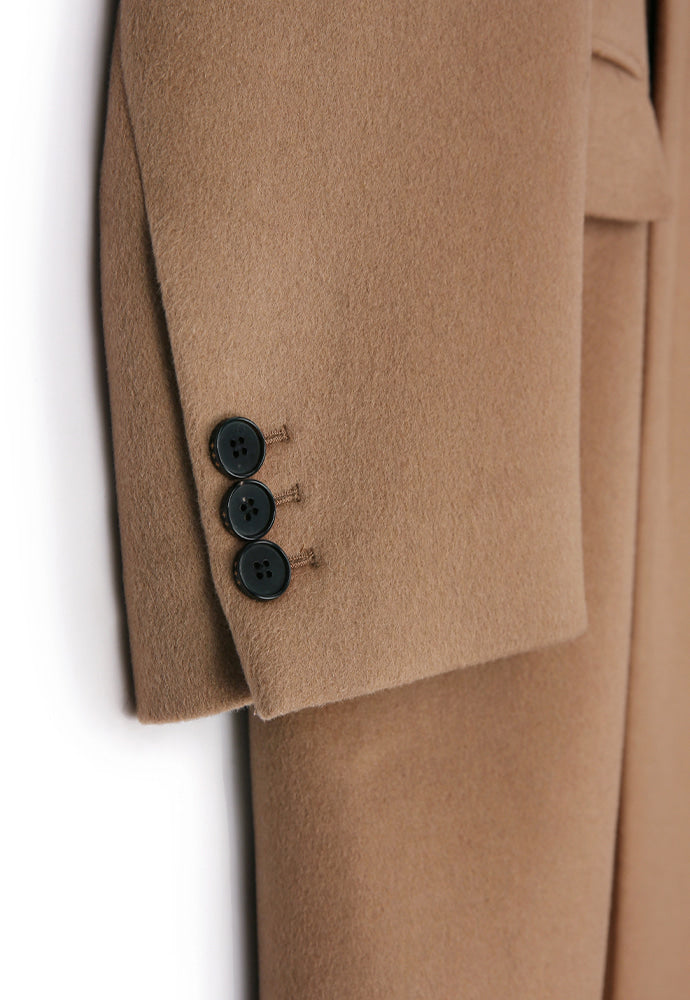 Tonywack - Cashmere Single-Breasted Tailored Coat (Camel) product image 14 | TRAB K-Fashion Australia