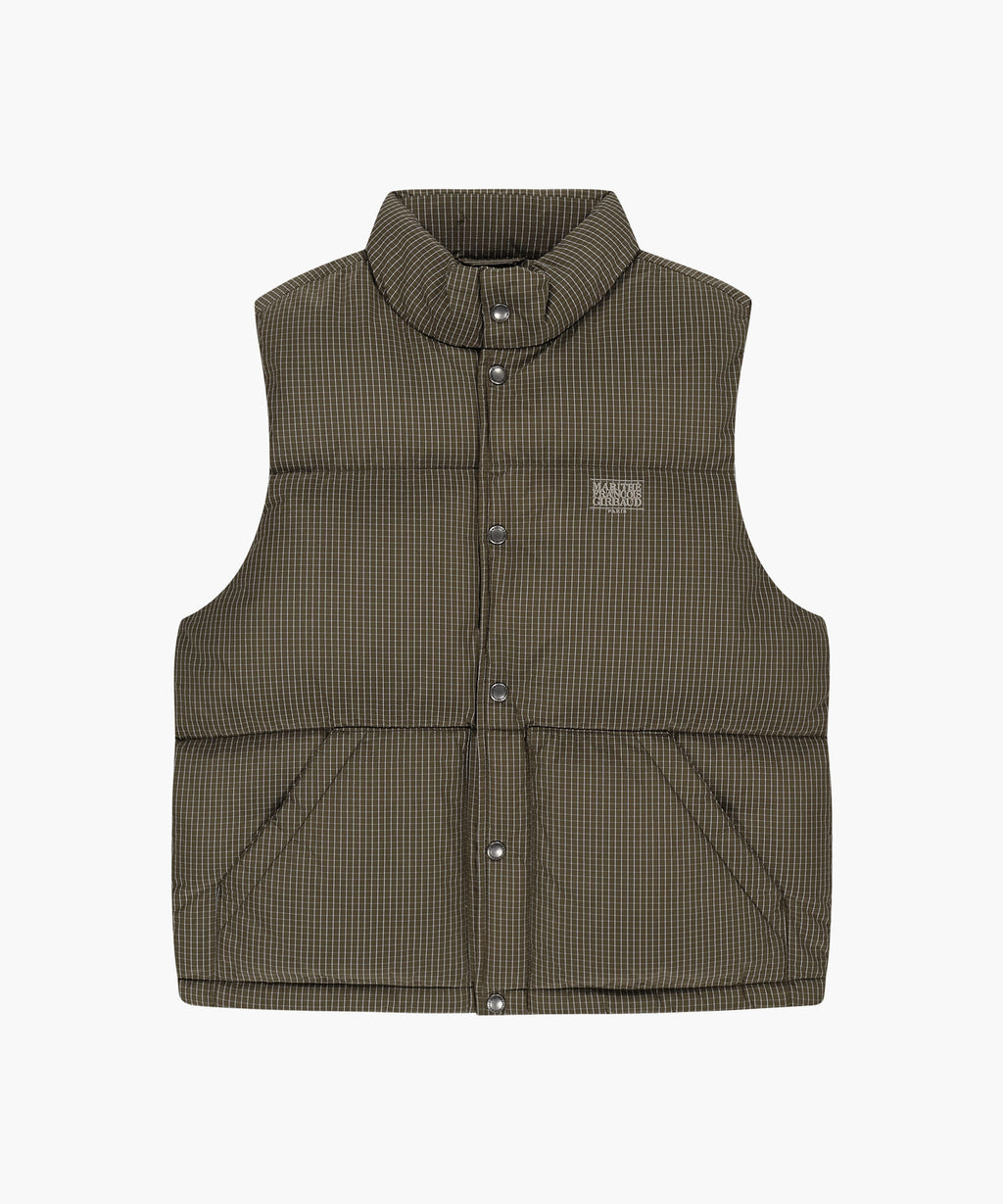 Marithe & Francois Girbaud - High Neck Down Vest (Check) product image 5 | TRAB K-Fashion Australia