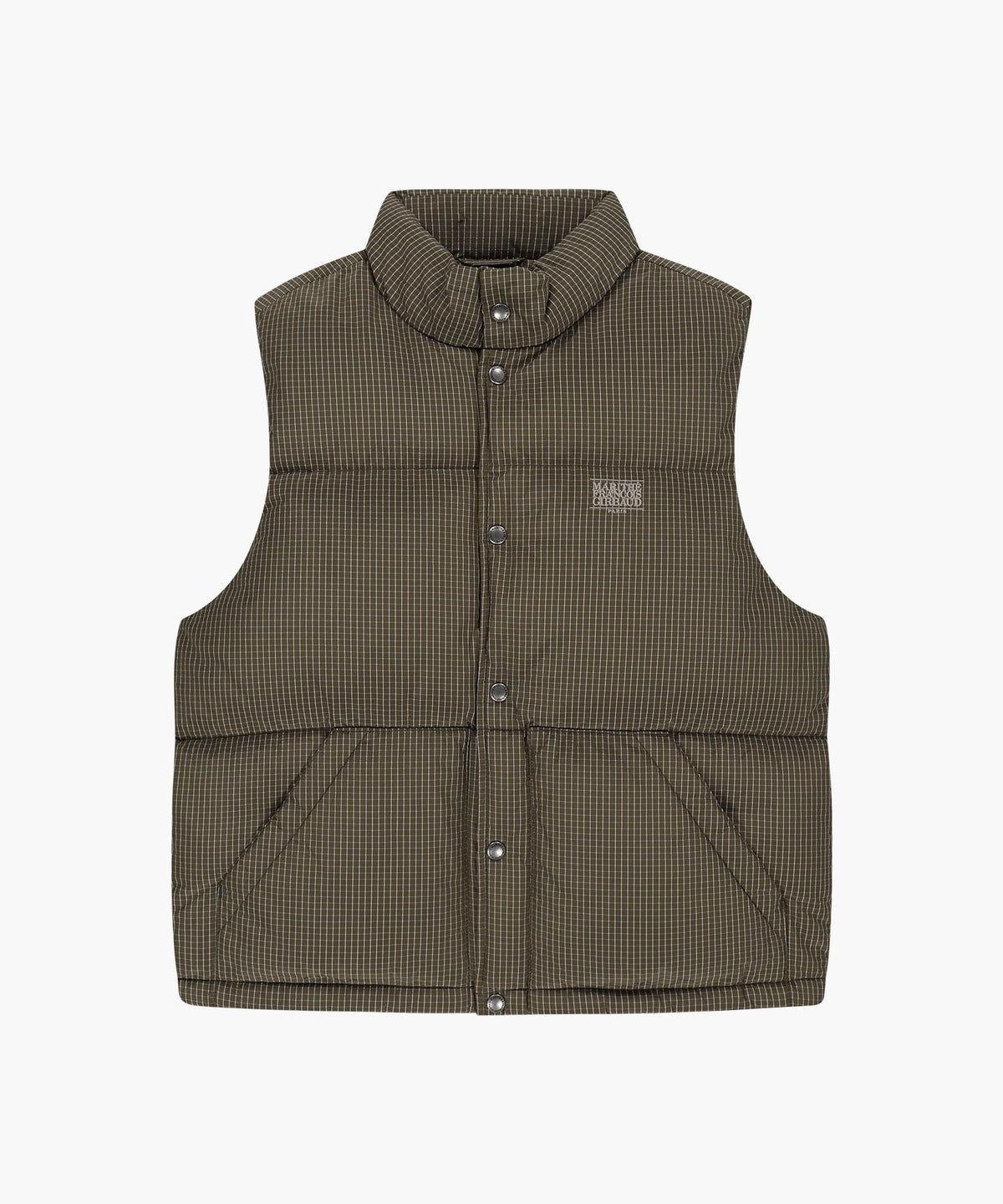Marithe & Francois Girbaud - High Neck Down Vest (Check) product image 5 | TRAB K-Fashion Australia