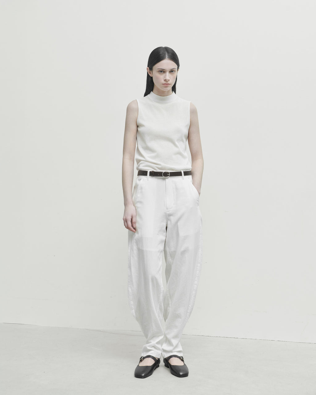 Brownyard - Button Hem Pants (Ivory) product image 1 | TRAB K-Fashion Australia