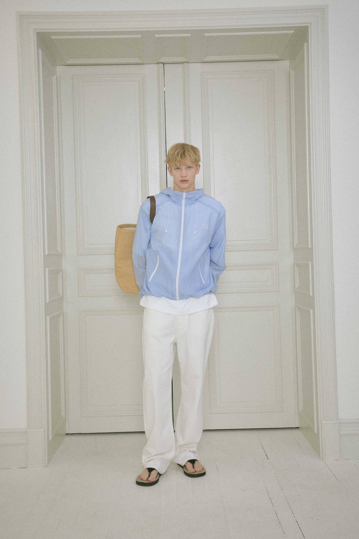 Stu - Stripe Windbreaker (Blue) product image 6 | TRAB K-Fashion Australia