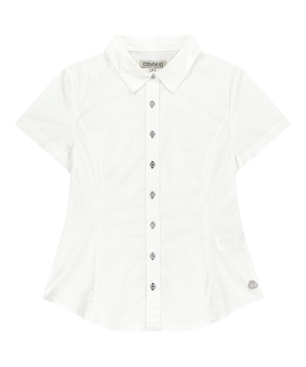 Coyseio - Nana Half Shirt (White) product image 12 | TRAB K-Fashion Australia