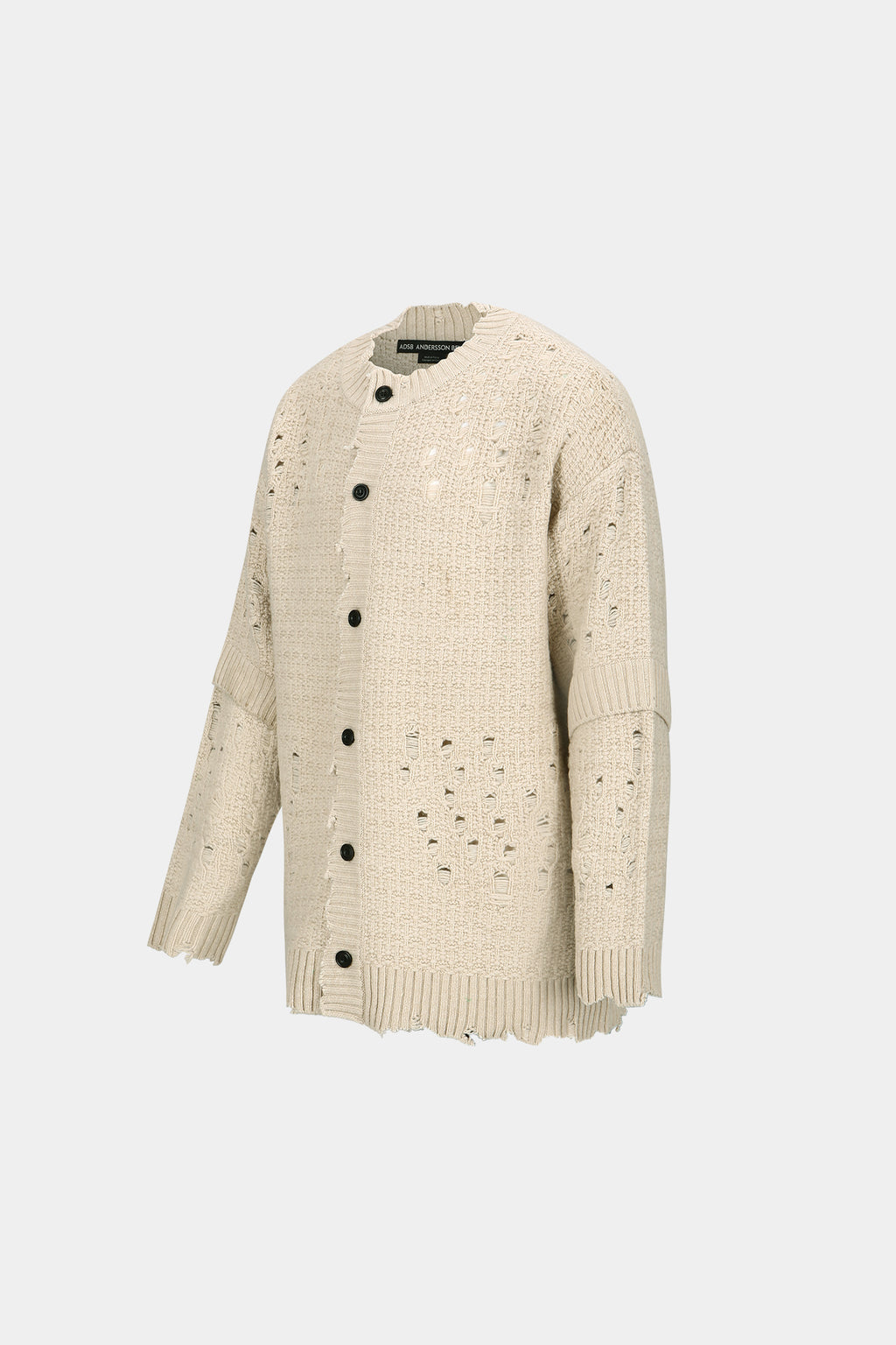 Andersson Bell - Roghen Wool Long Cardigan (Ecru) product image 8 | TRAB K-Fashion Australia