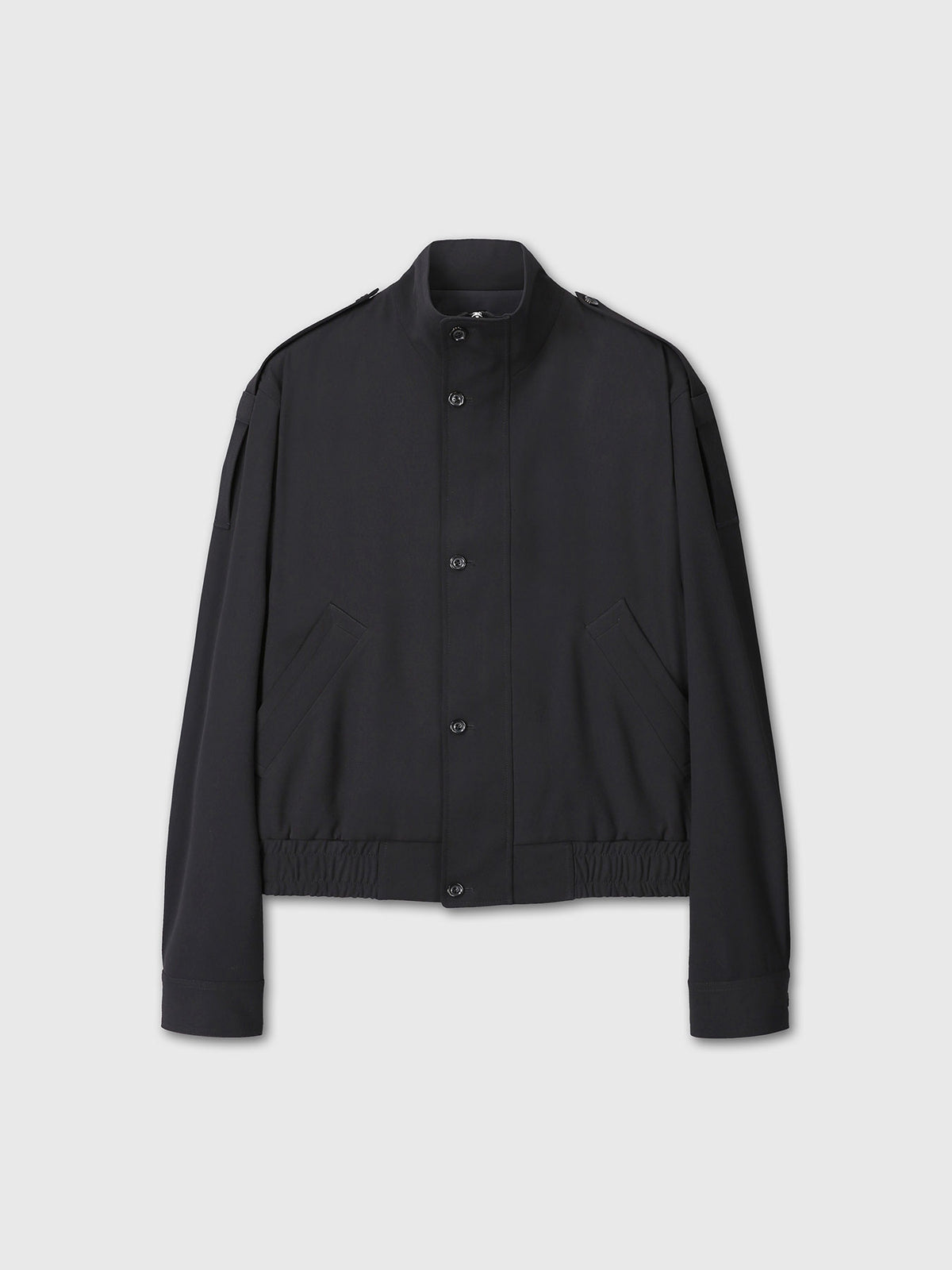 Tonywack - Stand Collar Epaulette Blouson (Black) product image 9 | TRAB K-Fashion Australia