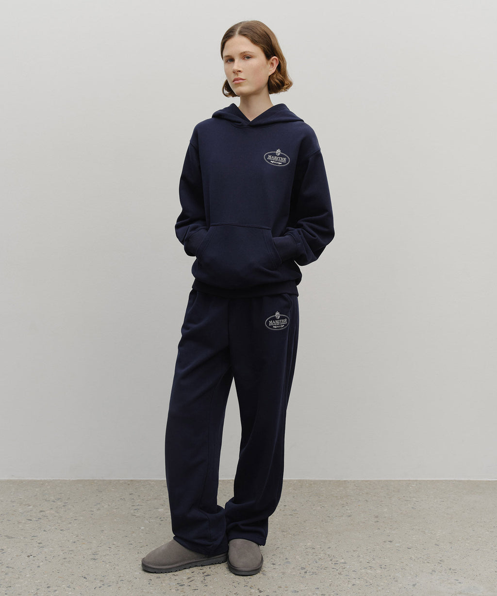 Marithe & Francois Girbaud - Crown Crest Symbol Sweat Pants (brushed) (Navy) product image 3 | TRAB K-Fashion Australia