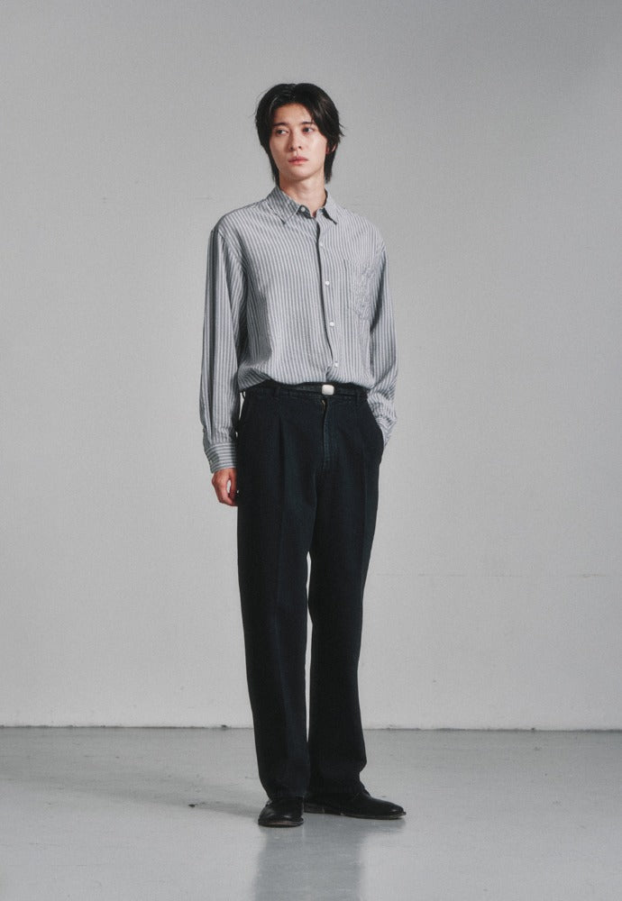 Art if acts - Denim Trousers (Indigo Black) product image 1 | TRAB K-Fashion Australia