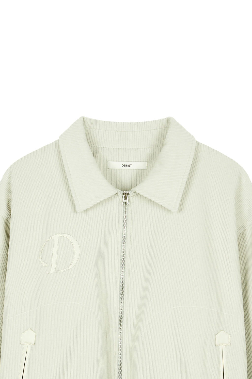 Deinet - D & Friends Corduroy Varsity Jacket (Ivory) product image 9 | TRAB K-Fashion Australia