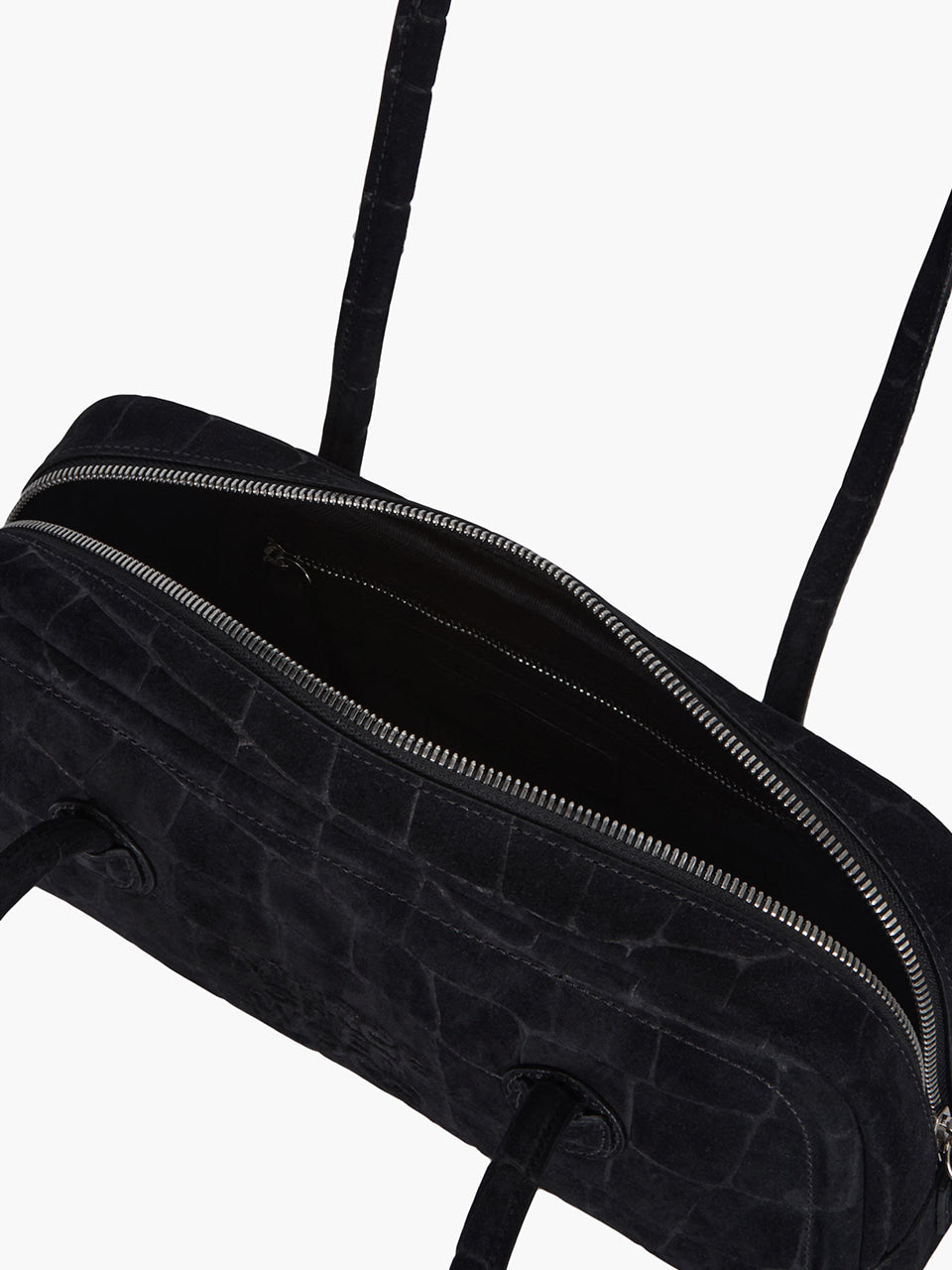 Marge Sherwood - Soft Boston Ew (Black Croc-Effect Suede) product image 7 | TRAB K-Fashion Australia
