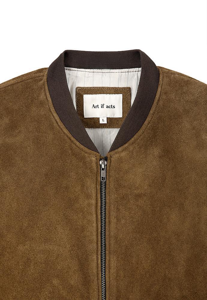 Art if acts - Garment Washed Suede Blouson (Cognac) product image 8 | TRAB K-Fashion Australia