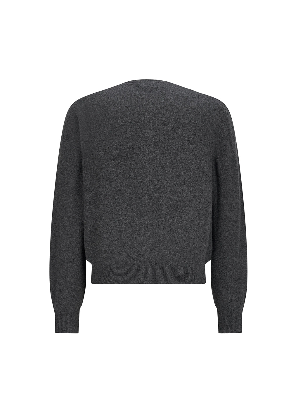 Amomento - Men's Cashmere Crewneck Cardigan (Melange Grey) product image 8 | TRAB K-Fashion Australia