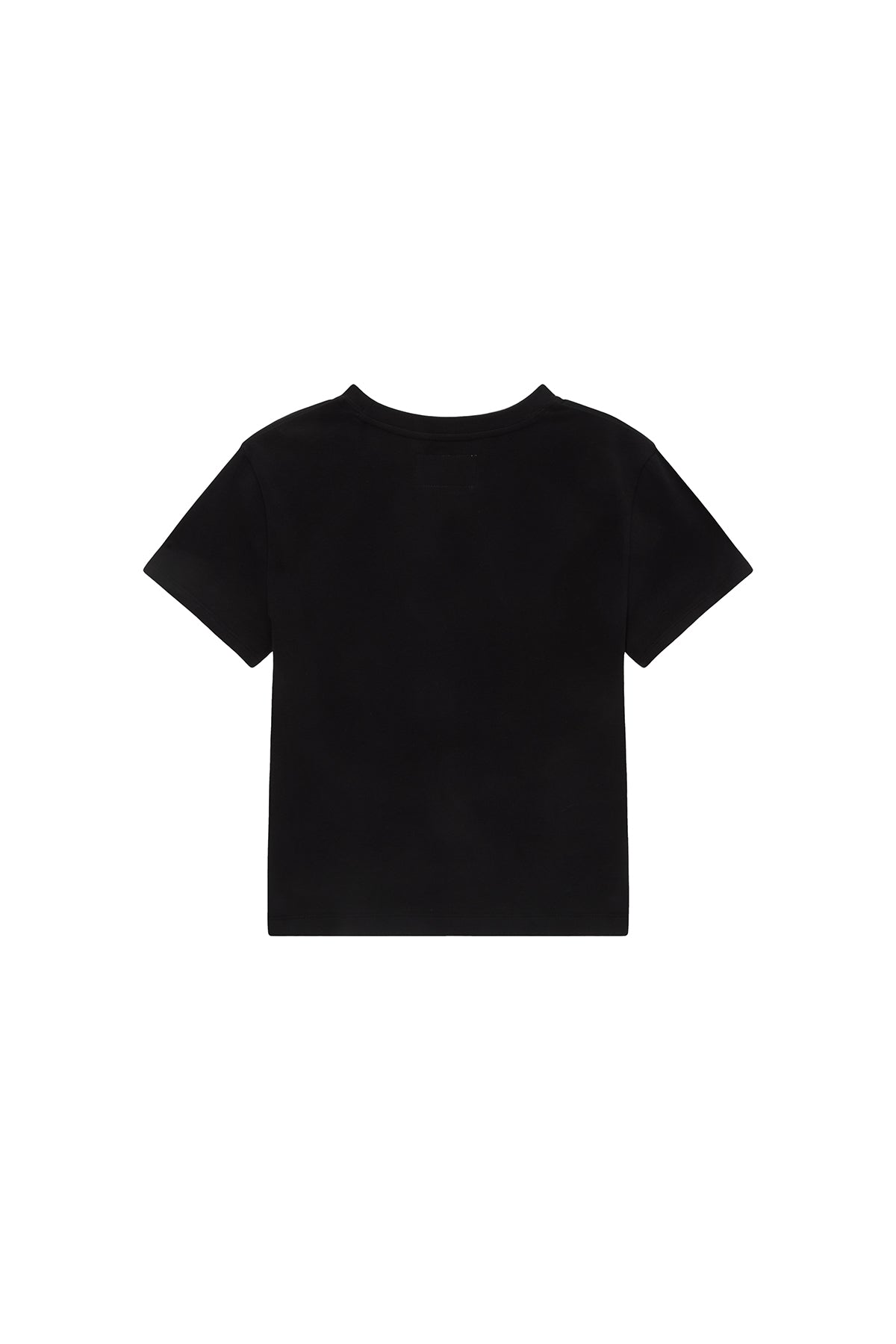 Matin Kim - Kitsch Printing Crop Top (Black) product image 2 | TRAB K-Fashion Australia