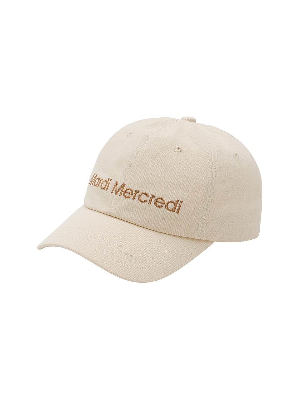 Mardi Mercredi - Cap Mardi Mercredi Logo (Cream Beige) product image 1 | TRAB K-Fashion Australia