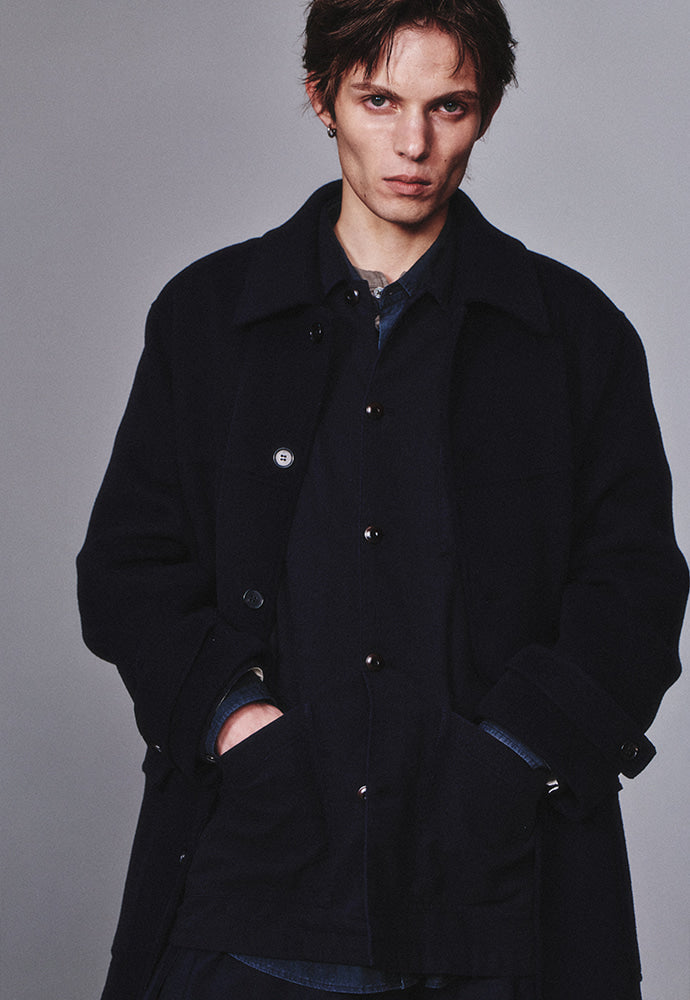 Art if acts - Handmade Car Coat (Deep Navy) product image 5 | TRAB K-Fashion Australia