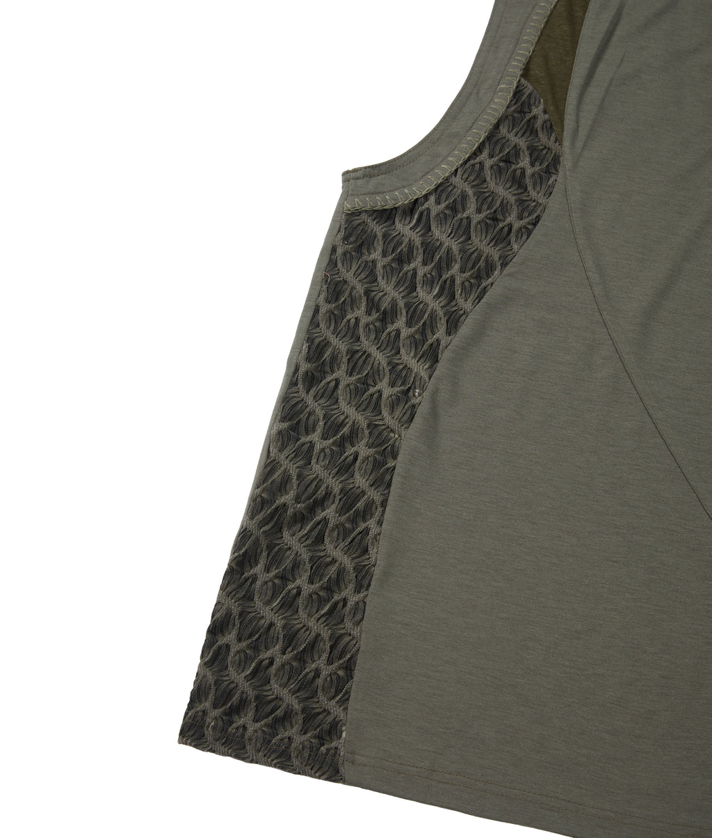 XLIM - Ep.9 Synopsis 01 Tank Top (Khaki) product image 4 | TRAB K-Fashion Australia