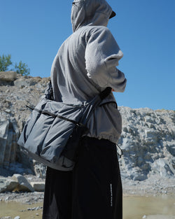 Eastlogue - Aero Pocketable Hobo Bag (Gunmetal) product image 1 | TRAB K-Fashion Australia