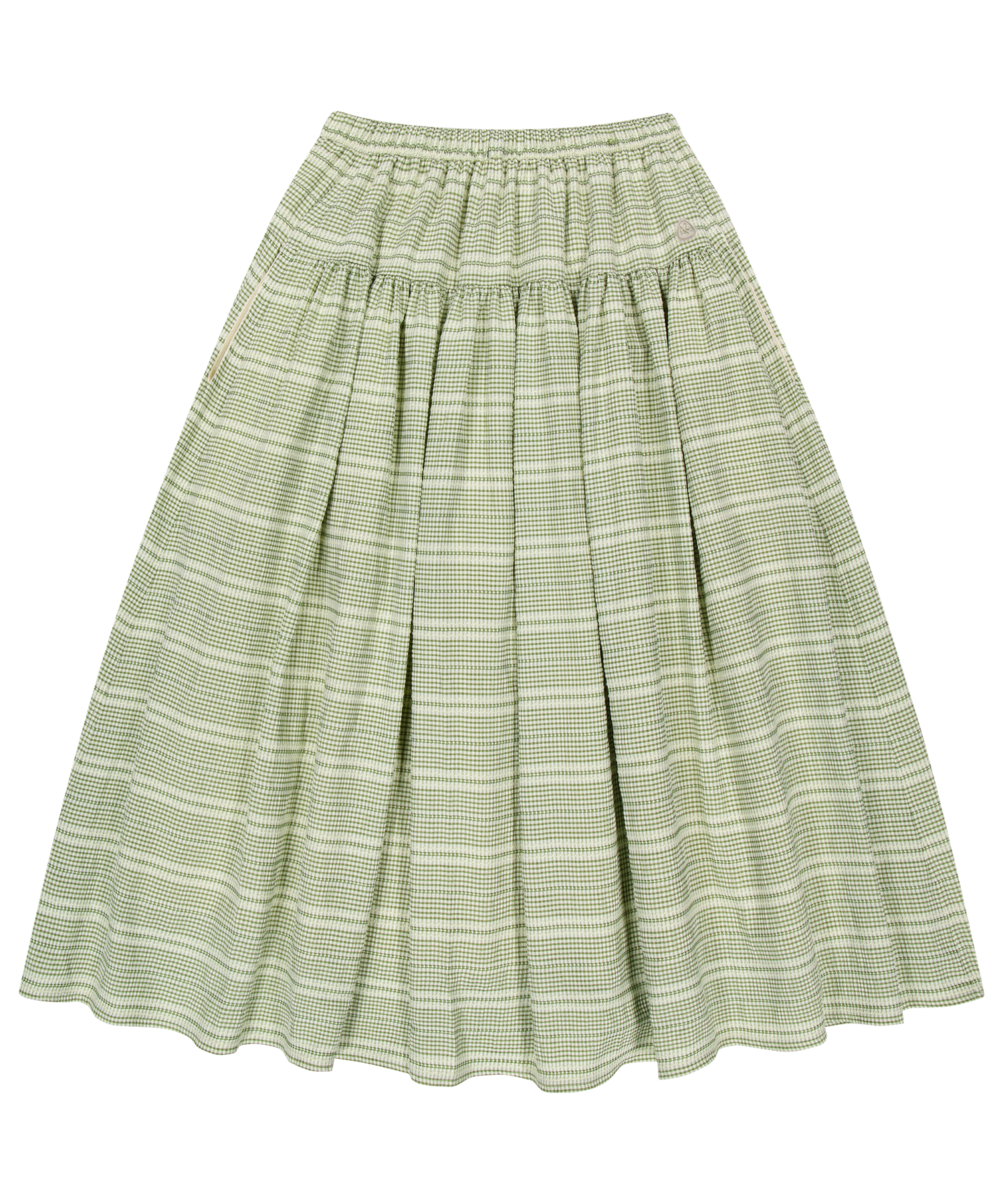 Coyseio - Wide Shirring Skirt (Light Green) product image 1 | TRAB K-Fashion Australia