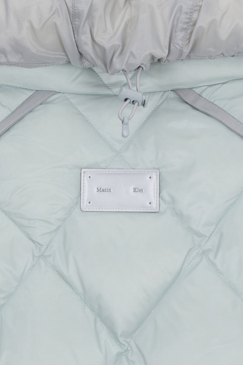 Matin Kim - Quilting Hoody Lightweight Jumper (down Blended) (Mint) product image 4 | TRAB K-Fashion Australia