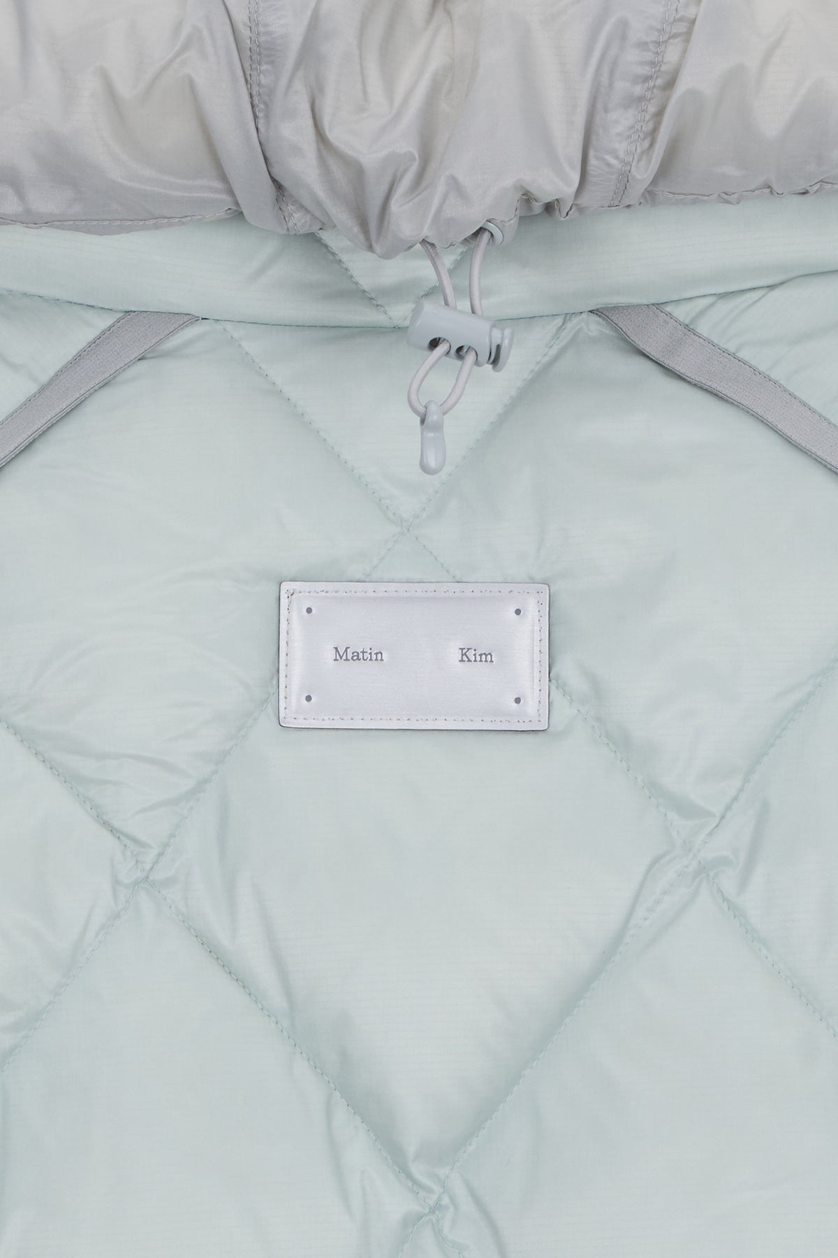Matin Kim - Quilting Hoody Lightweight Jumper (down Blended) (Mint) product image 4 | TRAB K-Fashion Australia