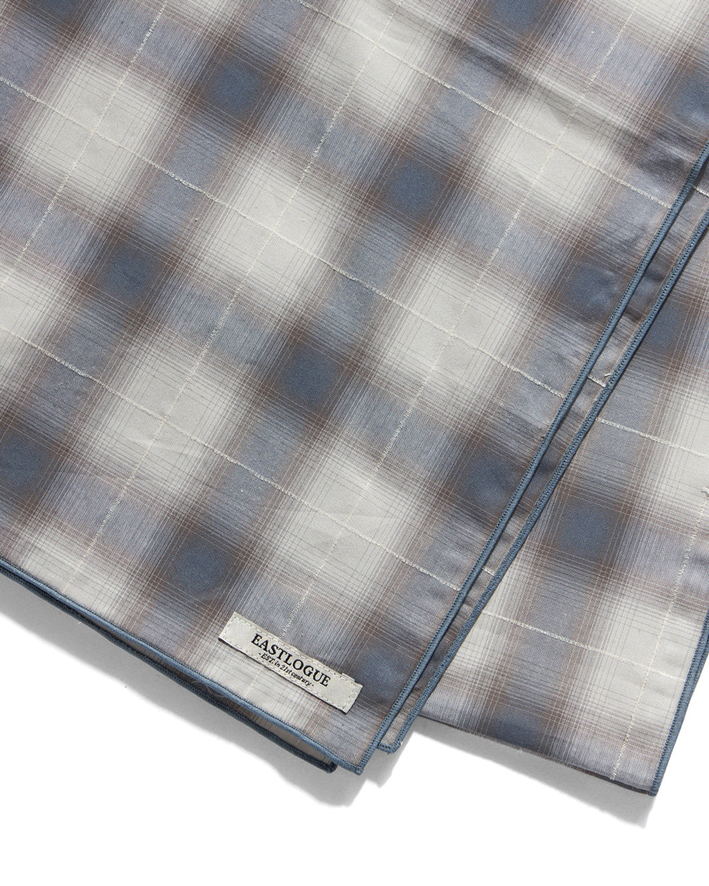 Eastlogue - Pattern Scarf (L.grey & Blue Check) product image 7 | TRAB K-Fashion Australia