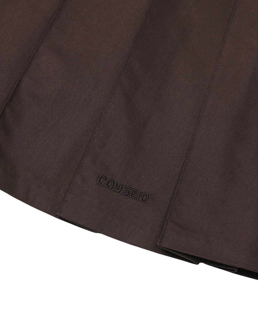 Coyseio - Triple Layer Pleated Skirt (Brown) product image 14 | TRAB K-Fashion Australia