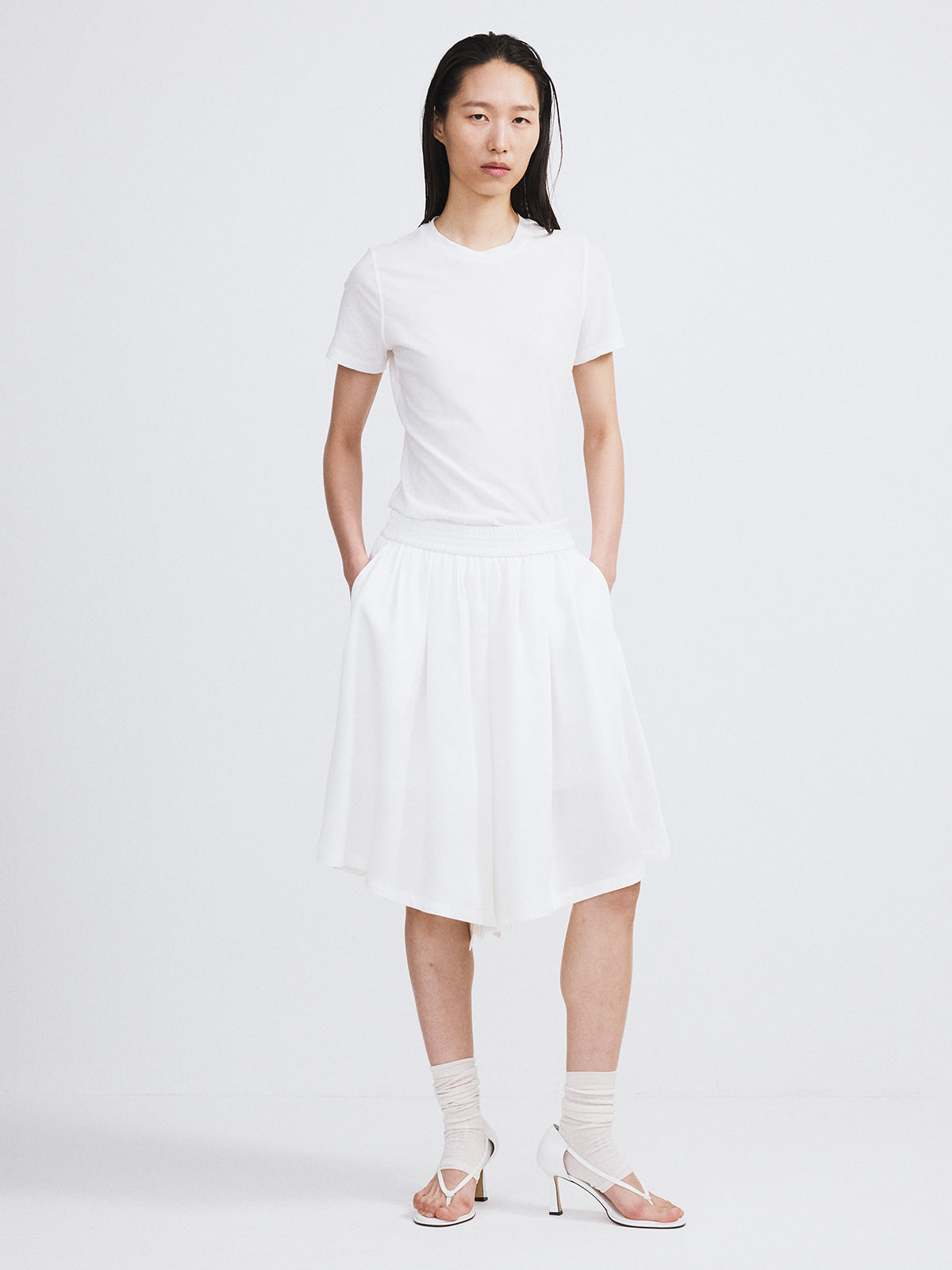 Recto - Recto Logo Cap Sleeve Top (White) product image 2 | TRAB K-Fashion Australia