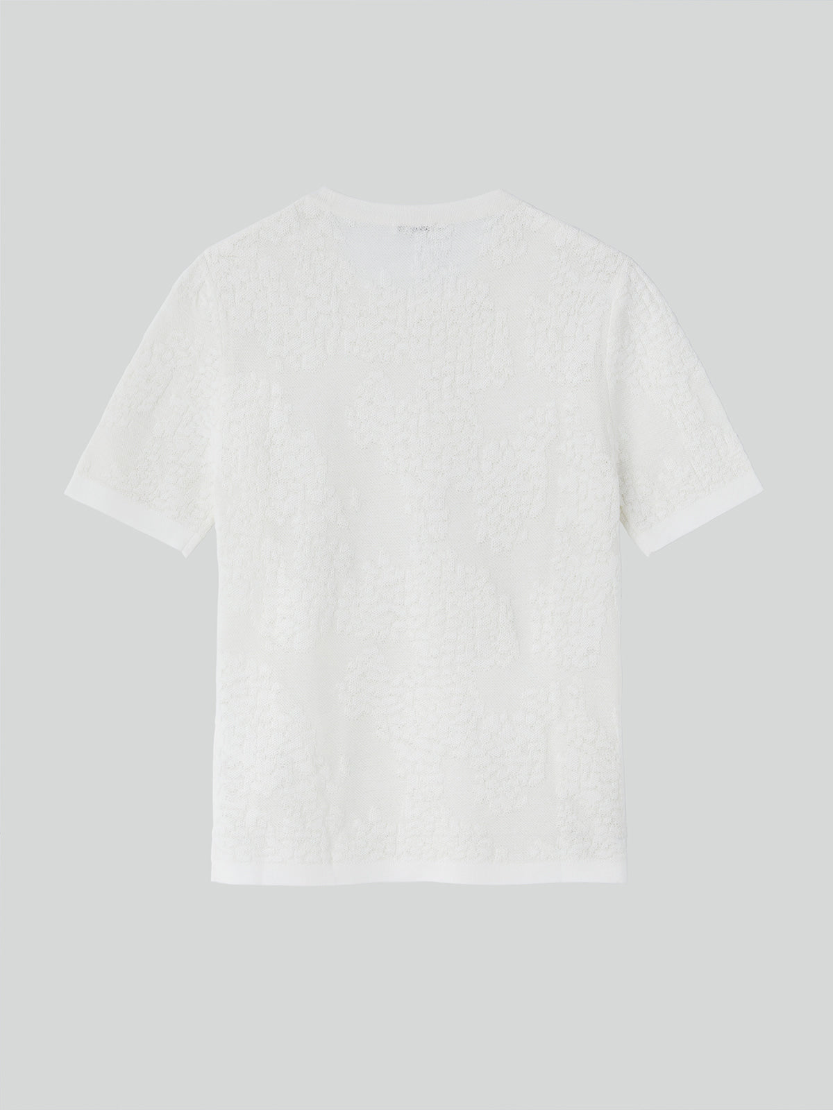 Recto - Lace Jacquard Long Sleeve Knit Top (Bean Ivory) product image 5 | TRAB K-Fashion Australia