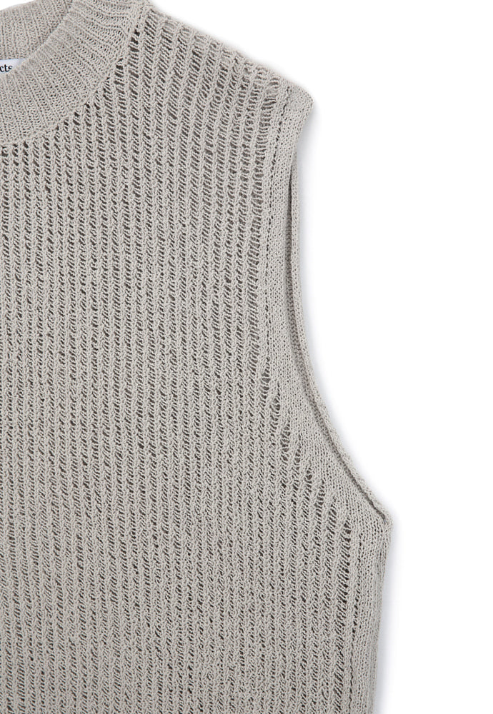 Art if acts - Plain Knit Vest (Light Grey) product image 7 | TRAB K-Fashion Australia