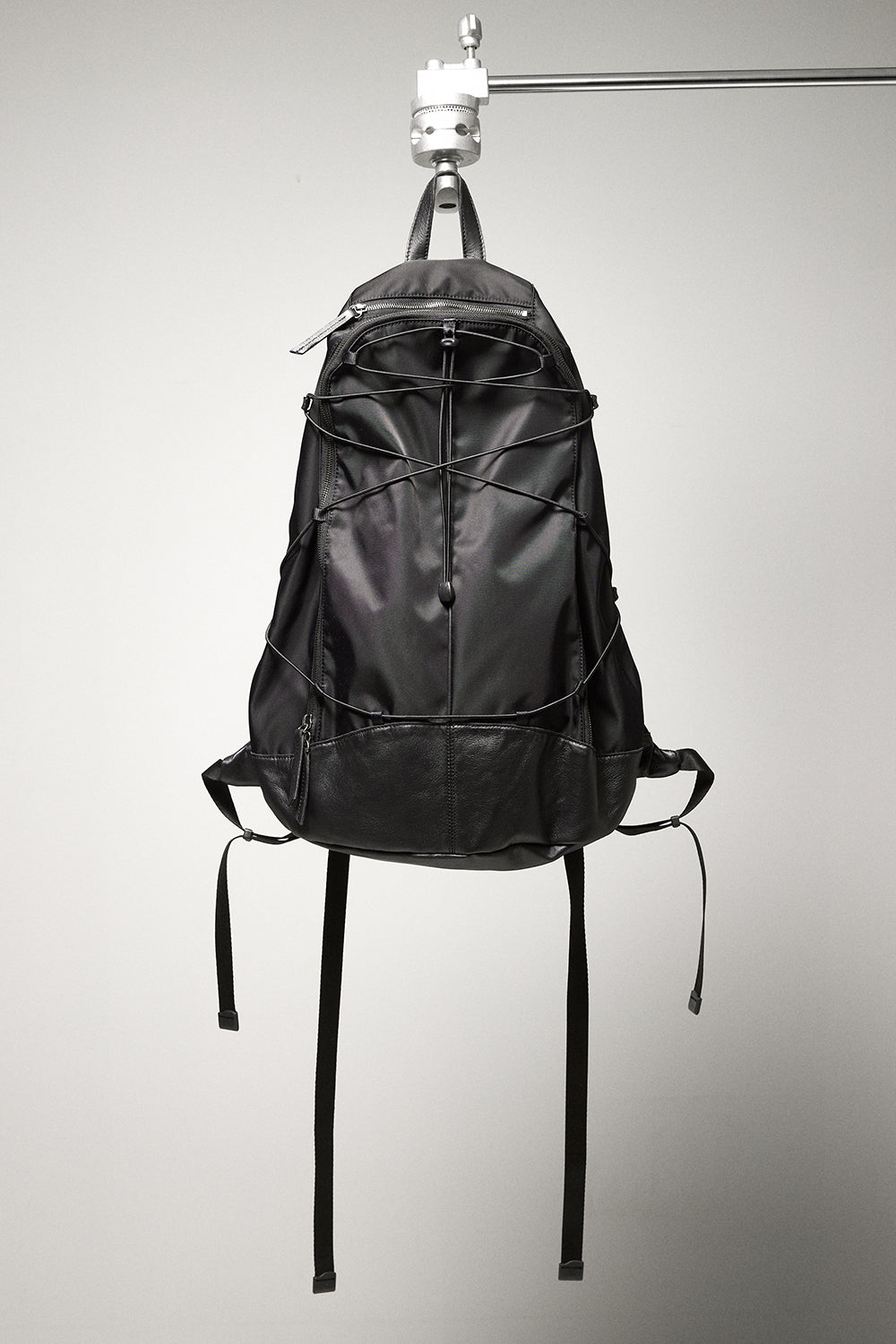 Hatchingroom - Nylon Leather Backpack (Black) product image 5 | TRAB K-Fashion Australia