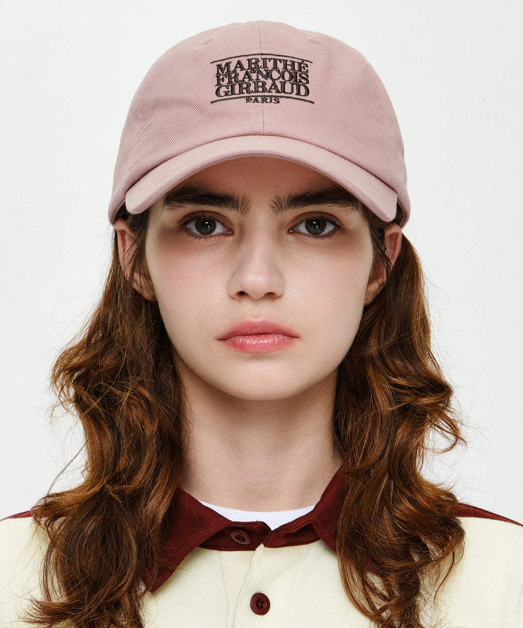 Marithe & Francois Girbaud - Small Classic Logo Cap (Dark Pink) product image 5 | TRAB K-Fashion Australia