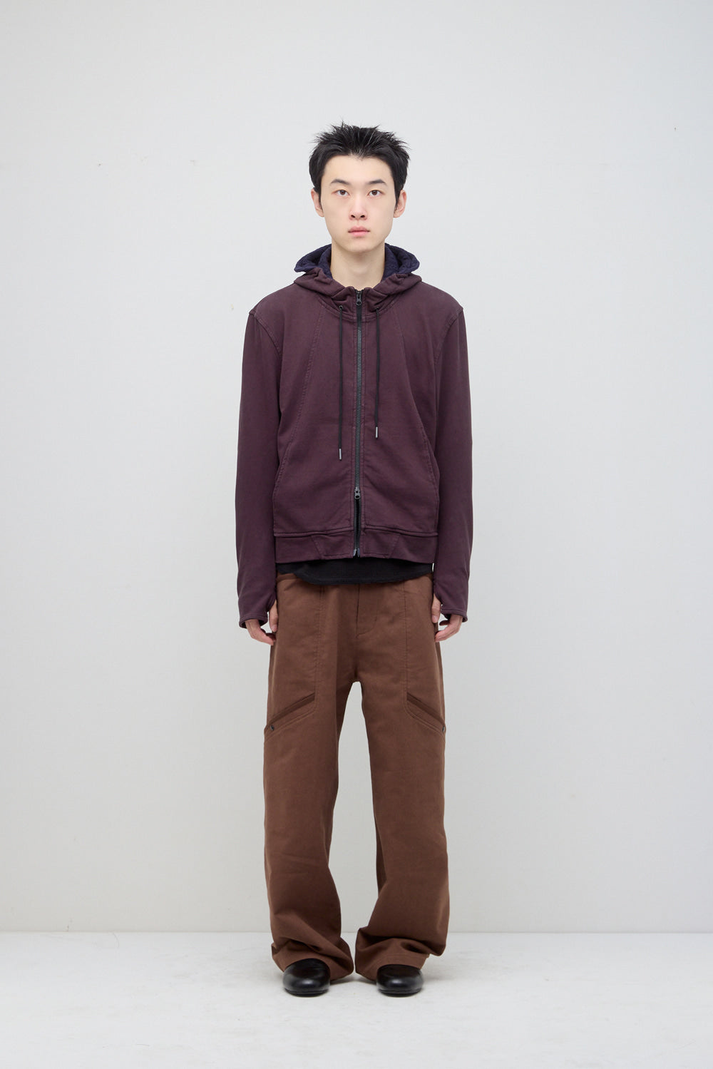 Hatchingroom - Twist Hoodie (Dark Purple) product image 3 | TRAB K-Fashion Australia